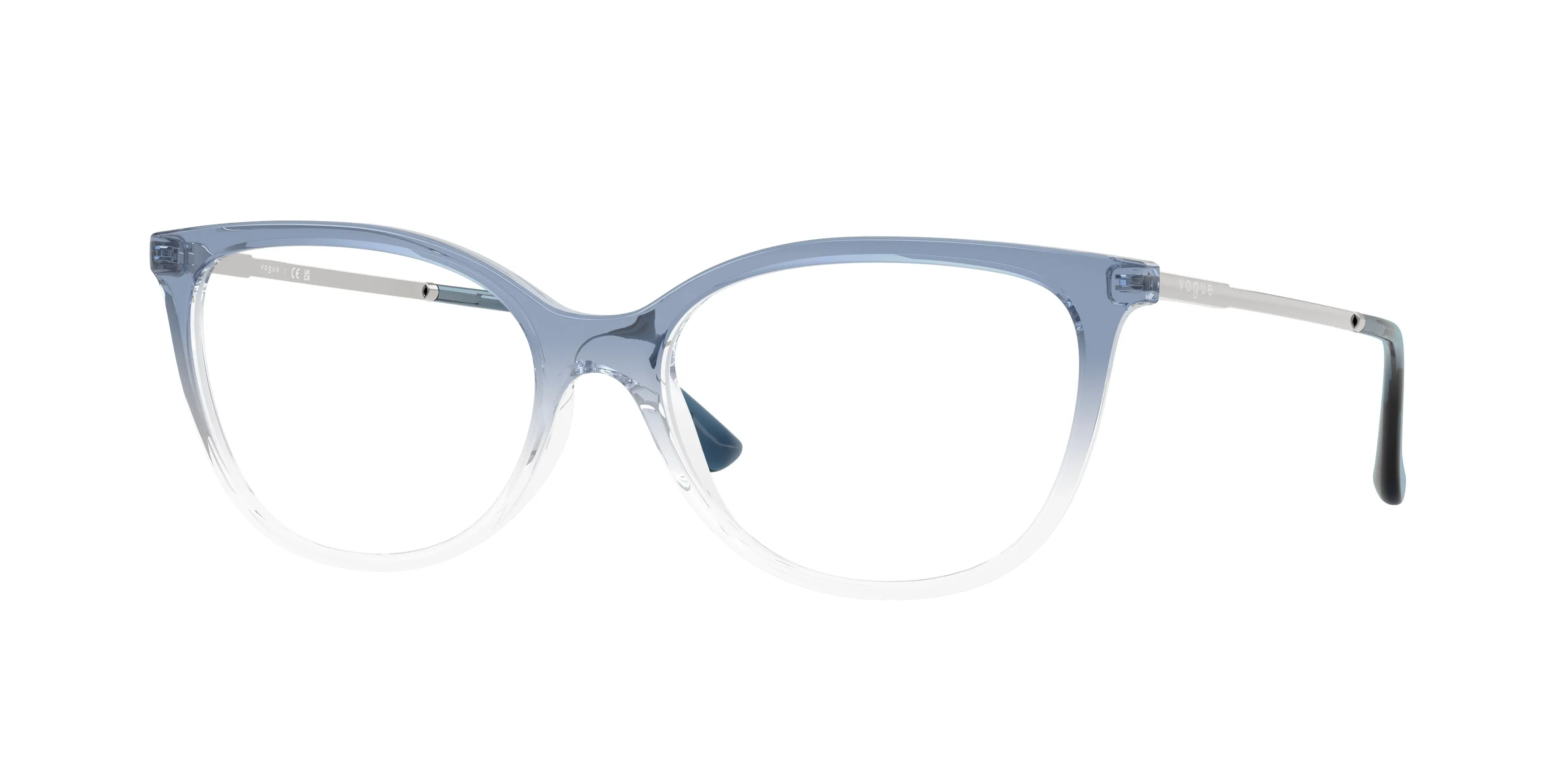 VOGUE EYEWEAR VO5673 2738 Montature da vista Nylon Blu Trasparente Rotonda Normale - immagine 1