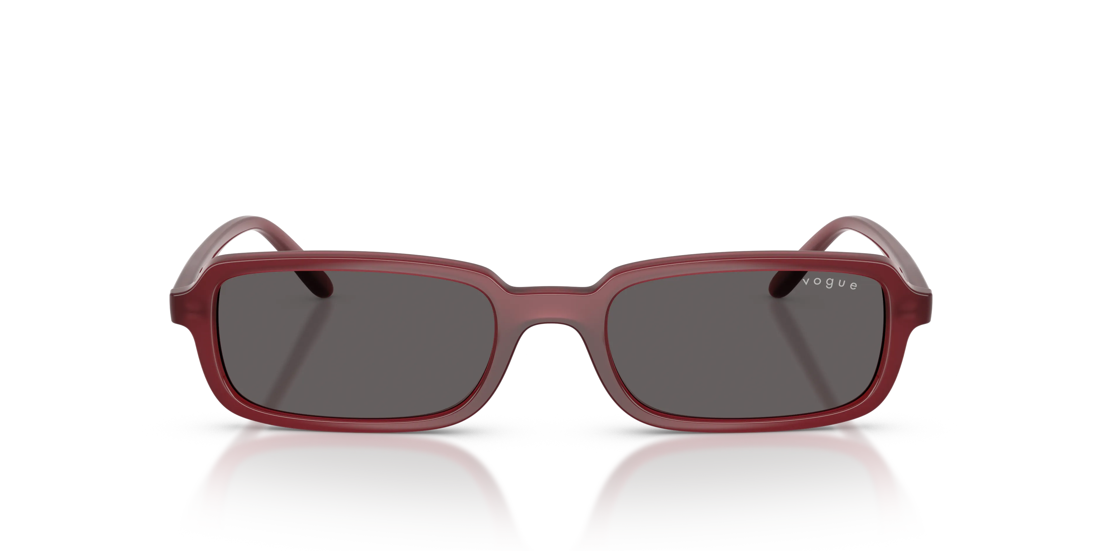 VOGUE EYEWEAR VO5666S 325587 Occhiali da sole Nylon Rosso Grigio Pillow Normale - immagine 3