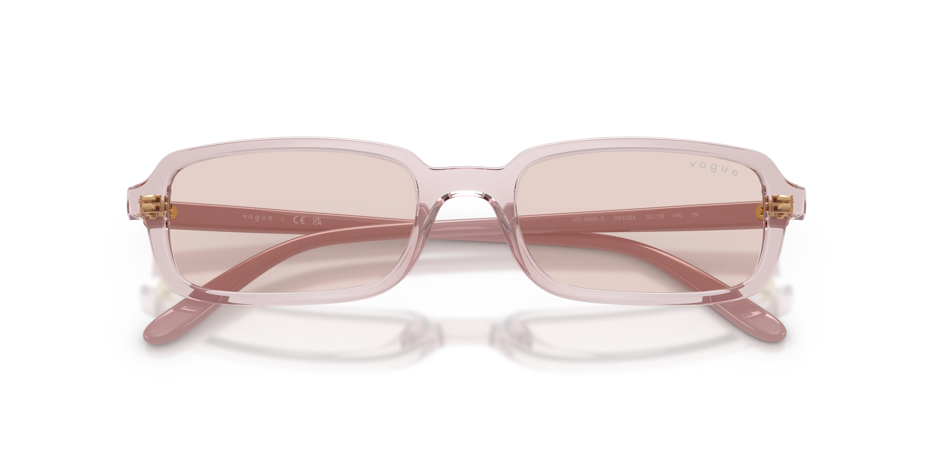 VOGUE EYEWEAR VO5666S 294284 Occhiali da sole Nylon Rosa Rosa Pillow Normale - immagine 2