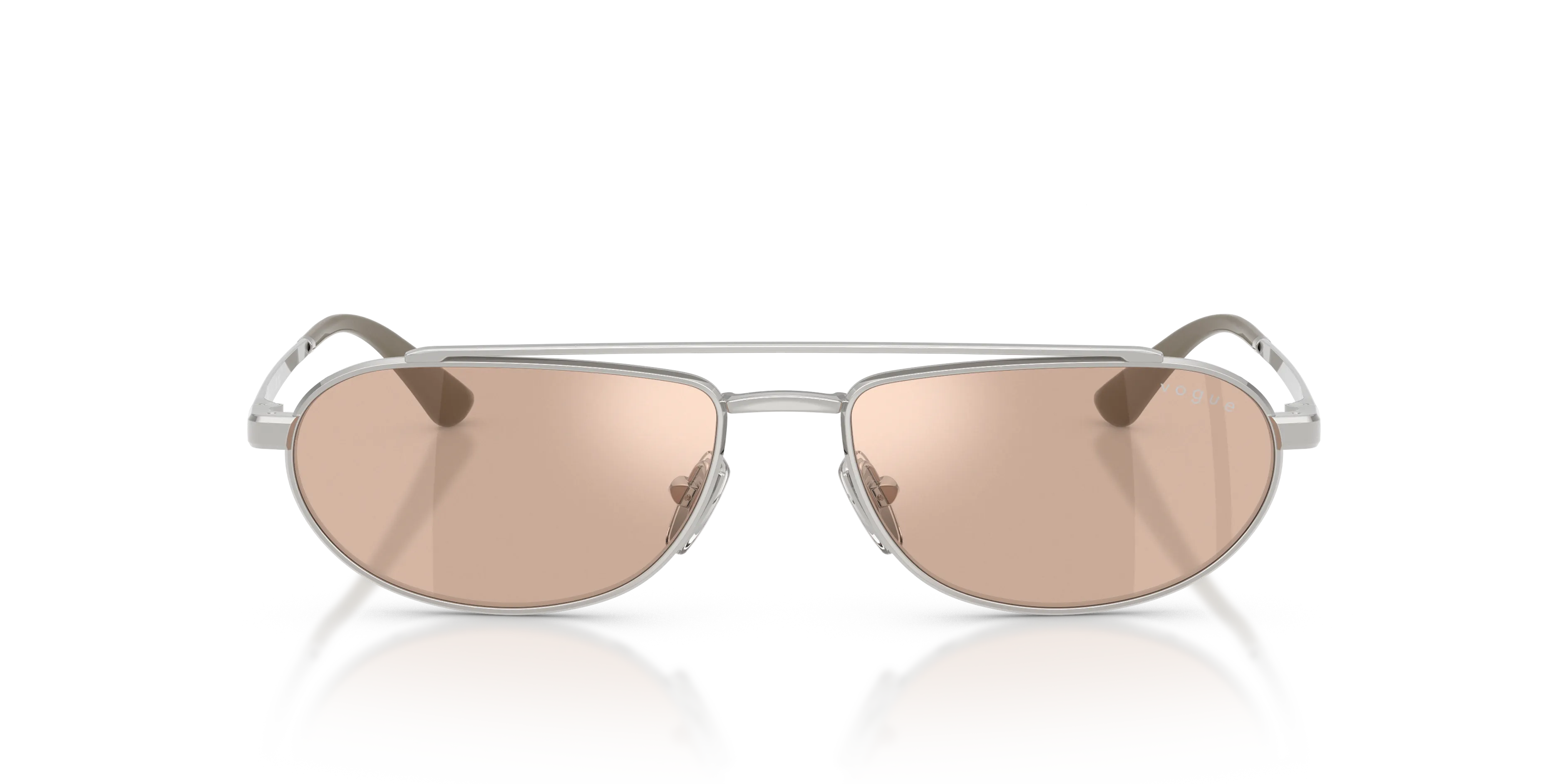 VOGUE EYEWEAR VO4371S 323/5 Occhiali da sole Metallo Argento Rosa Geometrica Normale - immagine 3