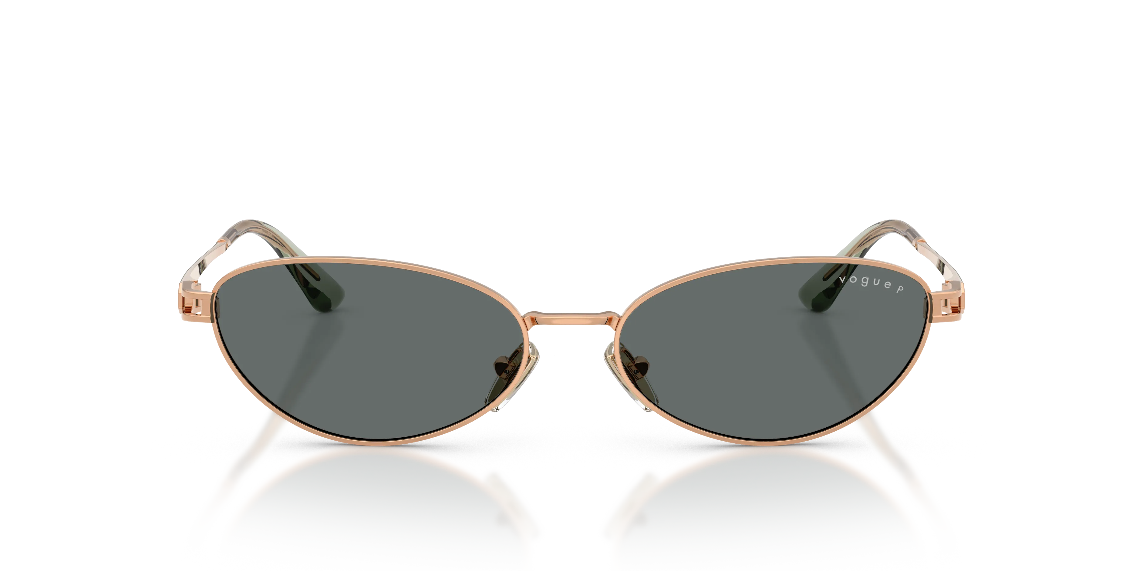 VOGUE EYEWEAR VO4369S 515281 Occhiali da sole Metallo Oro Grigio Rotonda Polarizzata - immagine 3