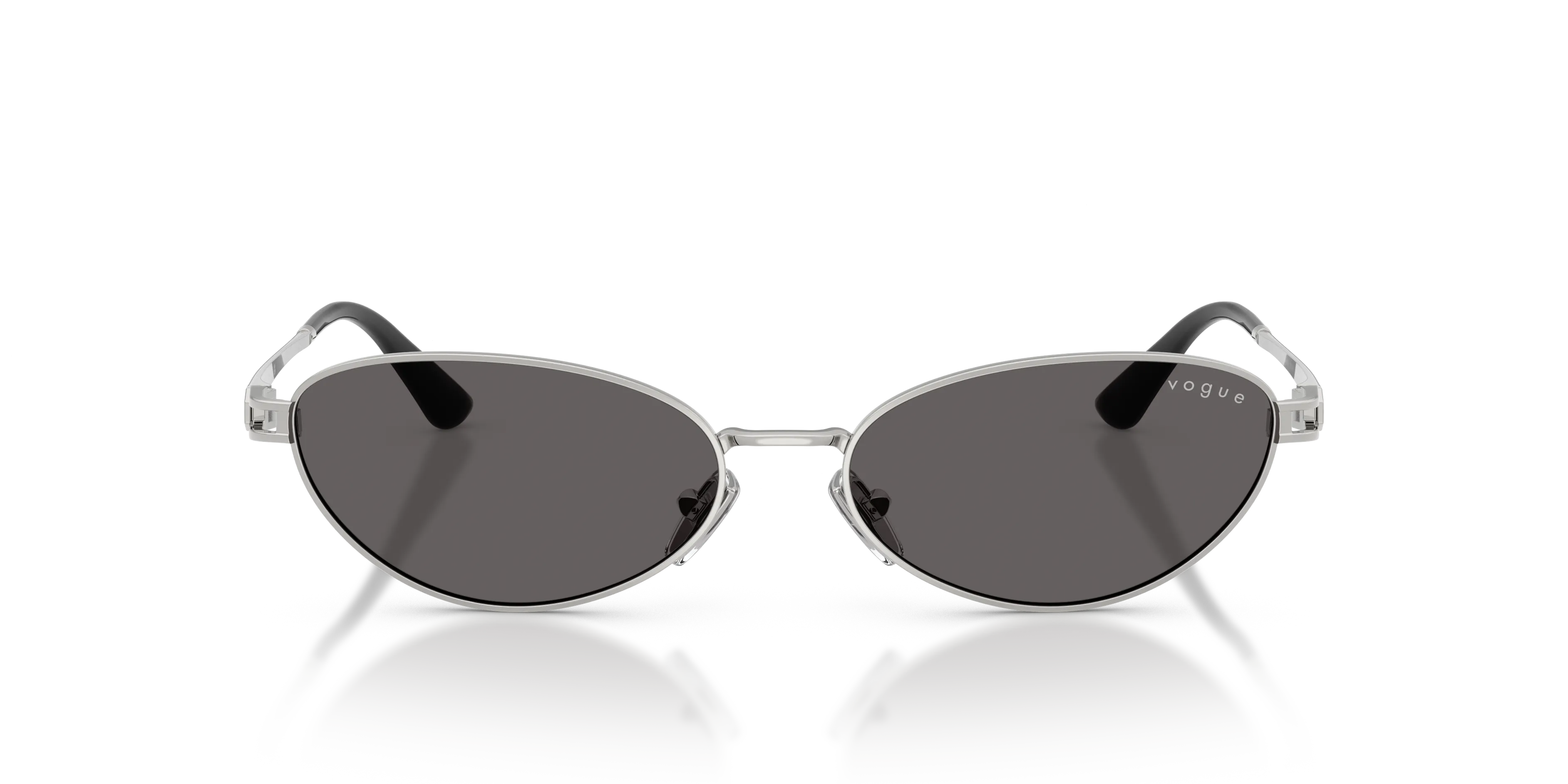 VOGUE EYEWEAR VO4369S 323/87 Occhiali da sole Metallo Argento Grigio Rotonda Normale - immagine 3