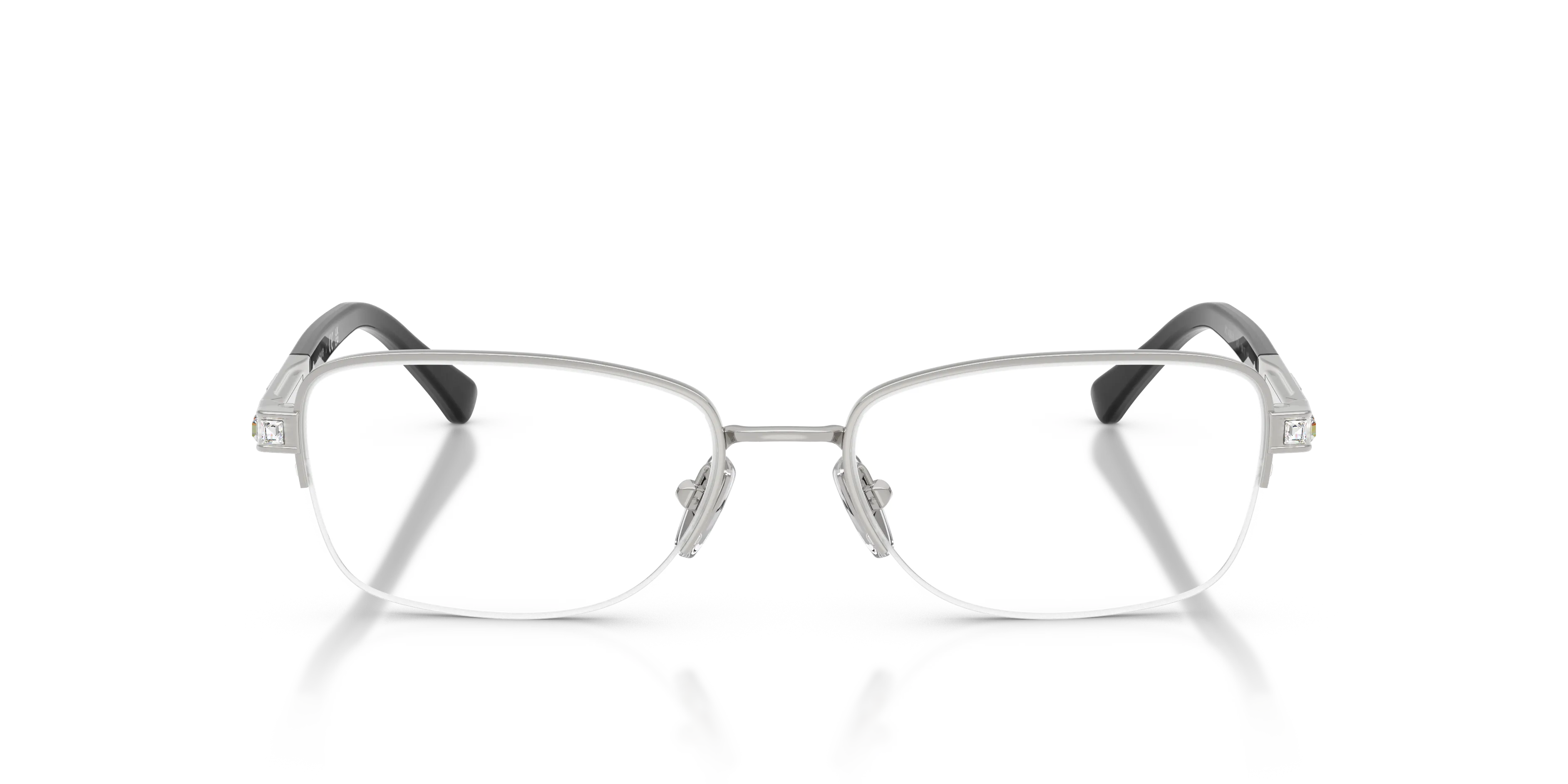 VOGUE EYEWEAR VO4368B 323 Montature da vista Metallo Argento Trasparente Pillow Normale - immagine 3