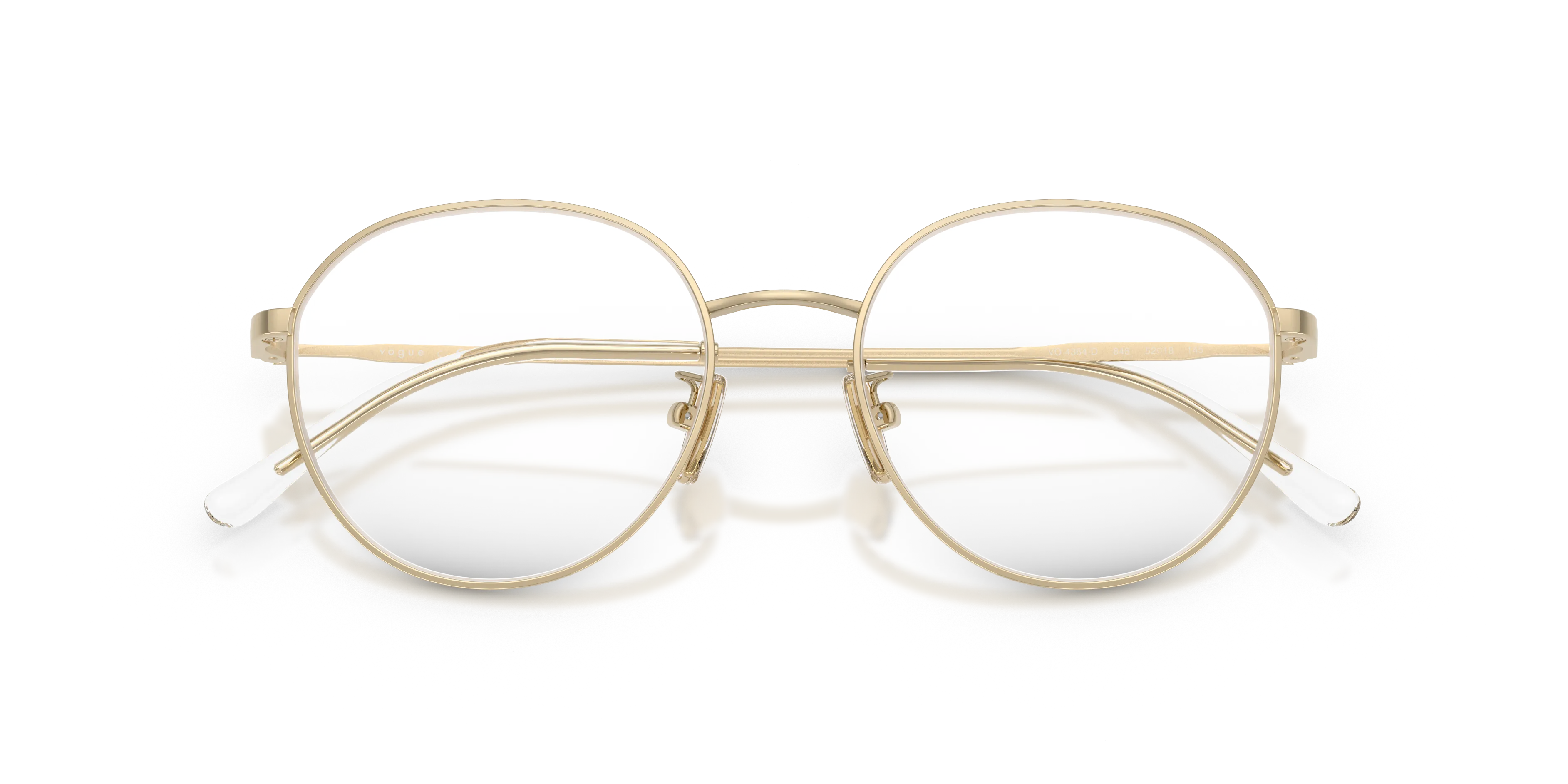 VOGUE EYEWEAR VO4364D 848 Montature da vista Metallo Oro Trasparente Pantos Normale - immagine 2