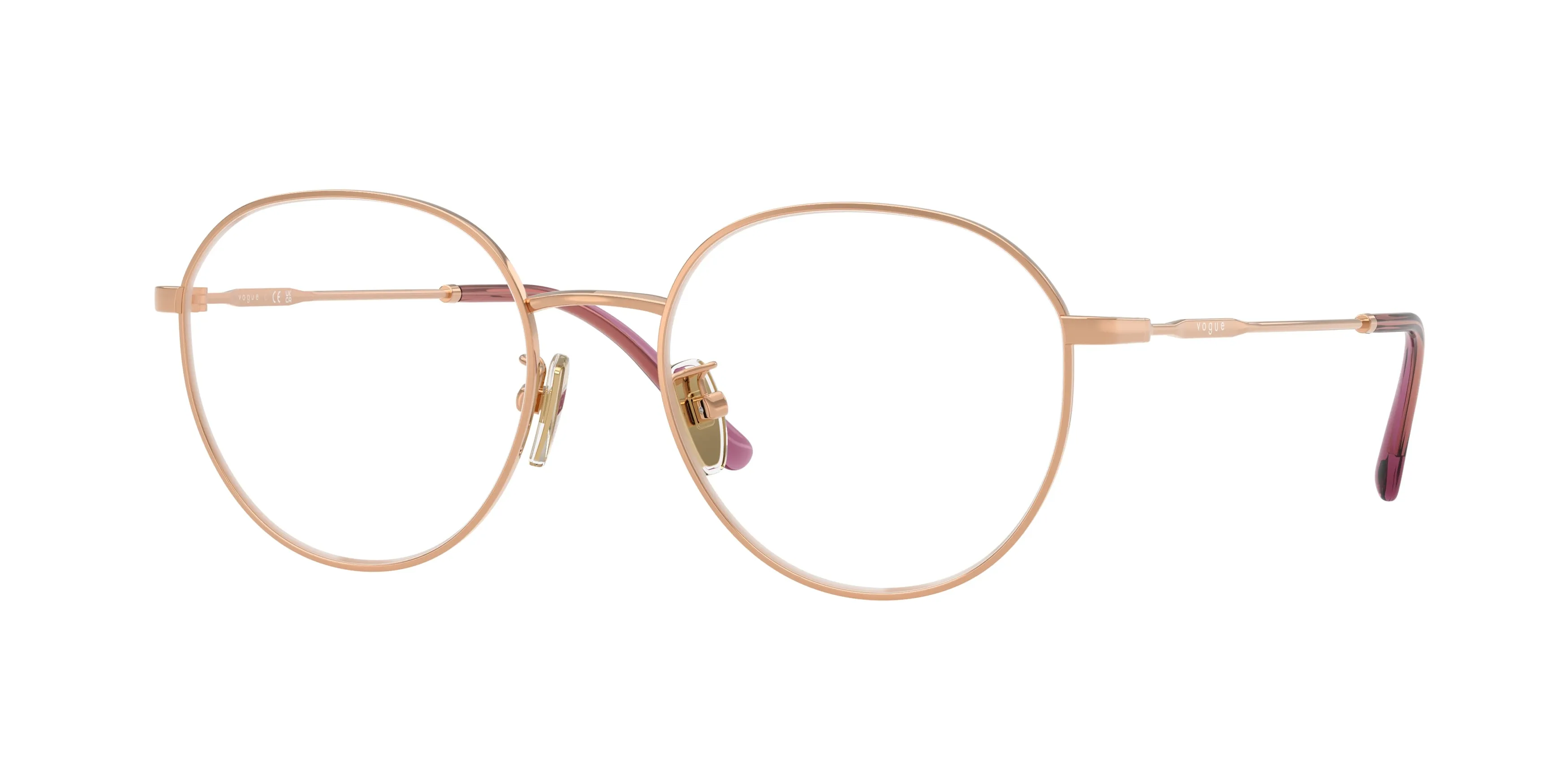 VOGUE EYEWEAR VO4364D 5152 Montature da vista Metallo Oro Trasparente Pantos Normale - immagine 1