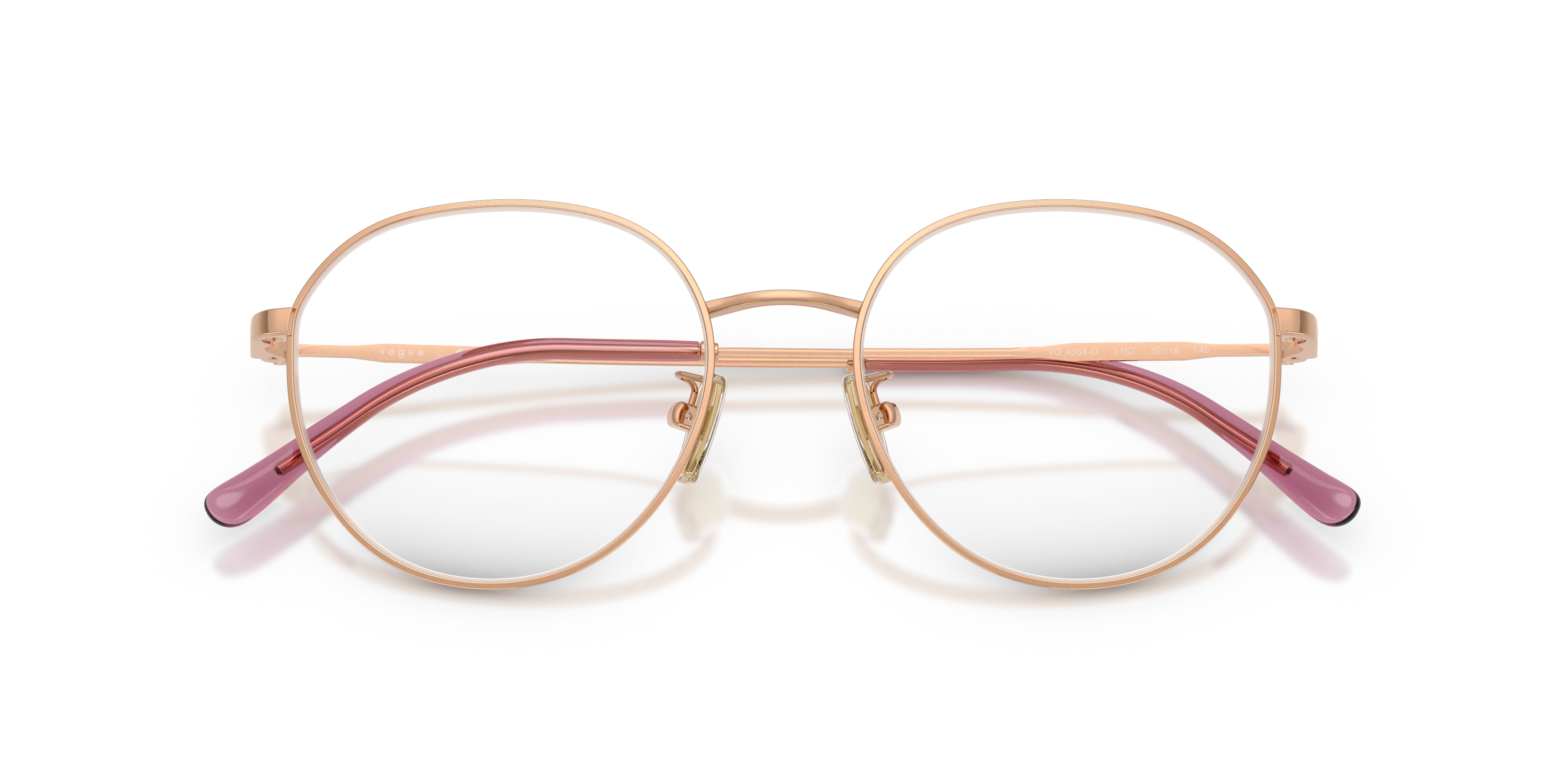 VOGUE EYEWEAR VO4364D 5152 Montature da vista Metallo Oro Trasparente Pantos Normale - immagine 2