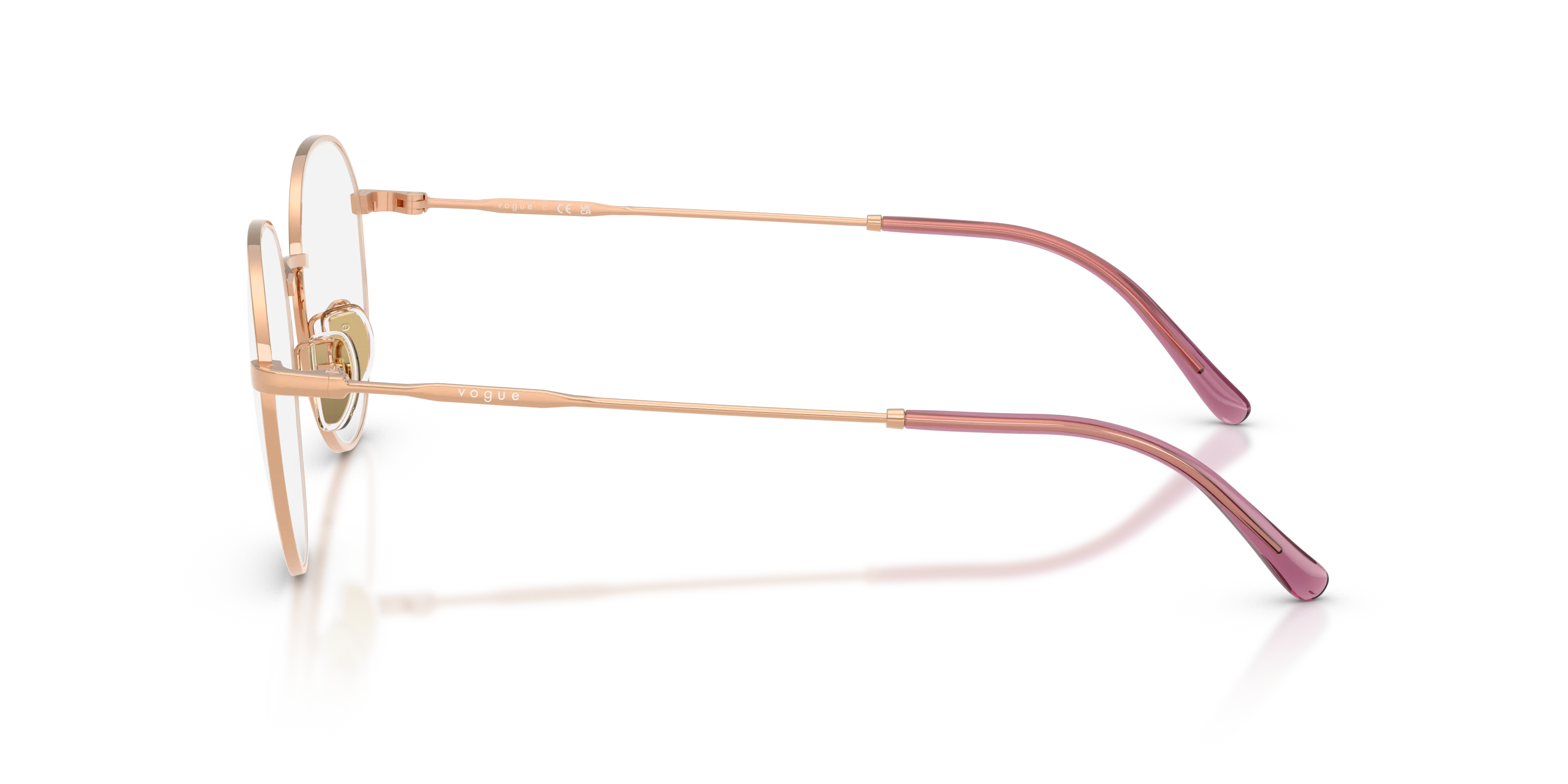 VOGUE EYEWEAR VO4364D 5152 Montature da vista Metallo Oro Trasparente Pantos Normale - immagine 4