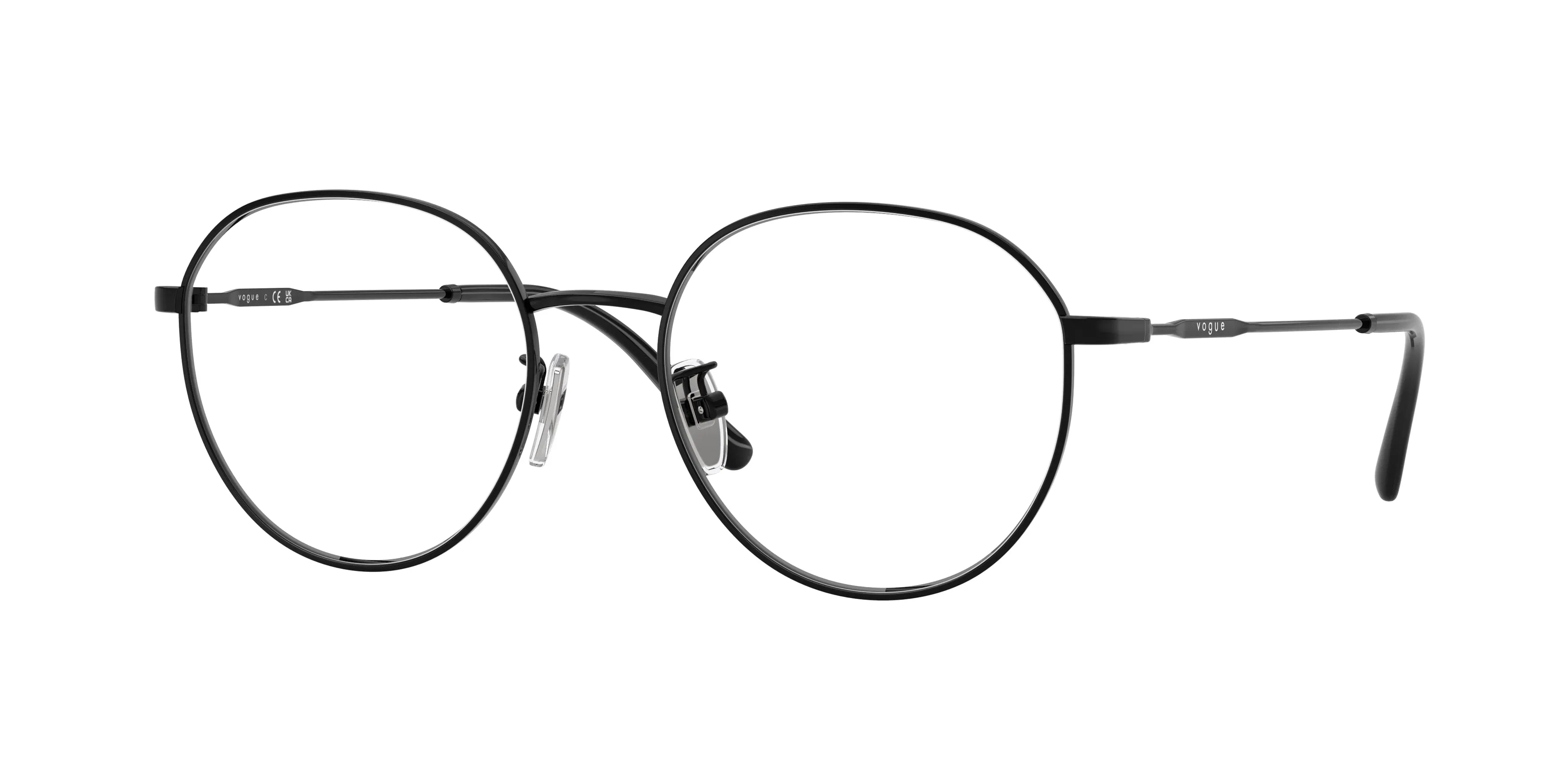 VOGUE EYEWEAR VO4364D 352 Montature da vista Metallo Nero Trasparente Pantos Normale - immagine 1