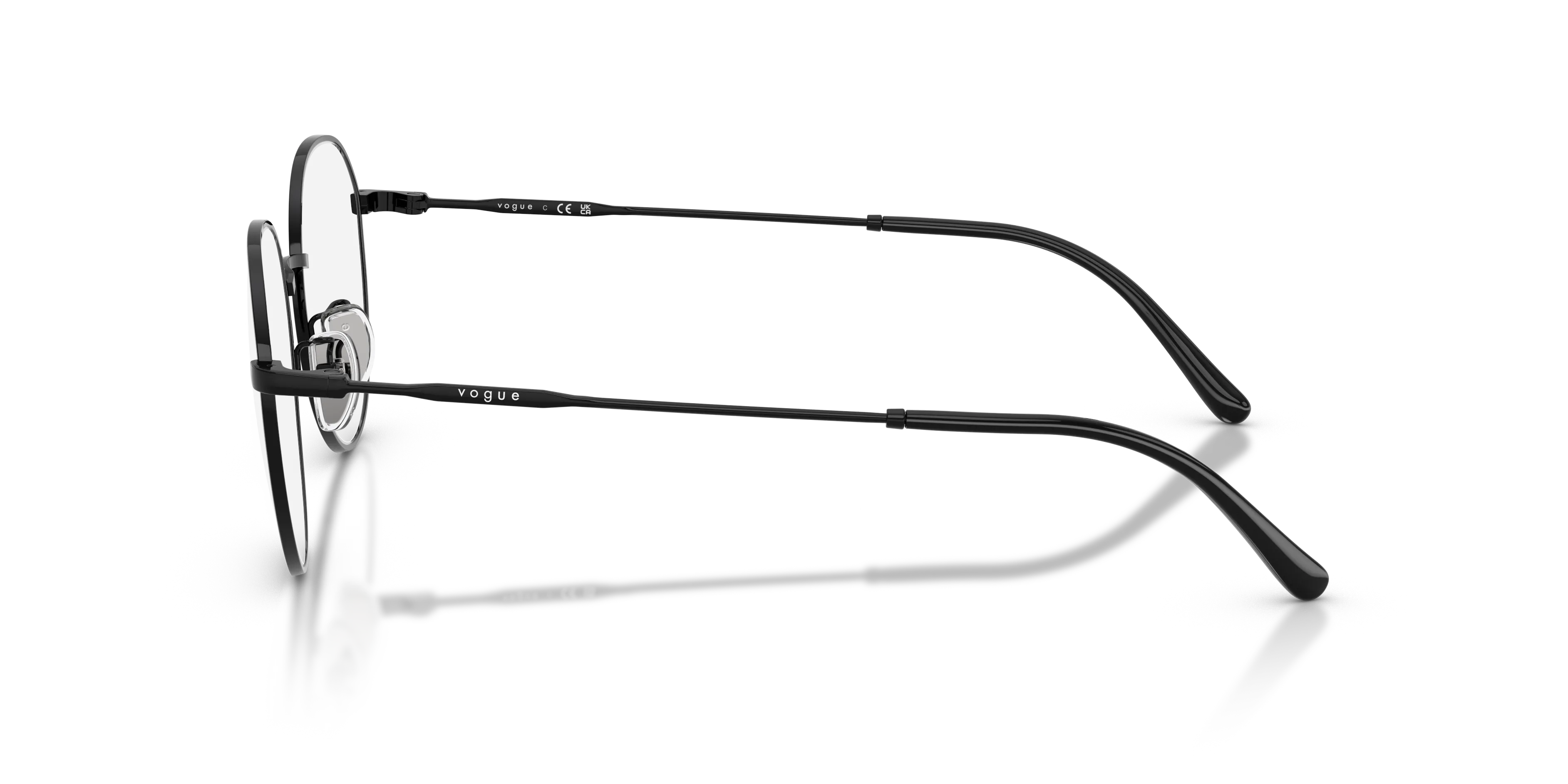 VOGUE EYEWEAR VO4364D 352 Montature da vista Metallo Nero Trasparente Pantos Normale - immagine 4