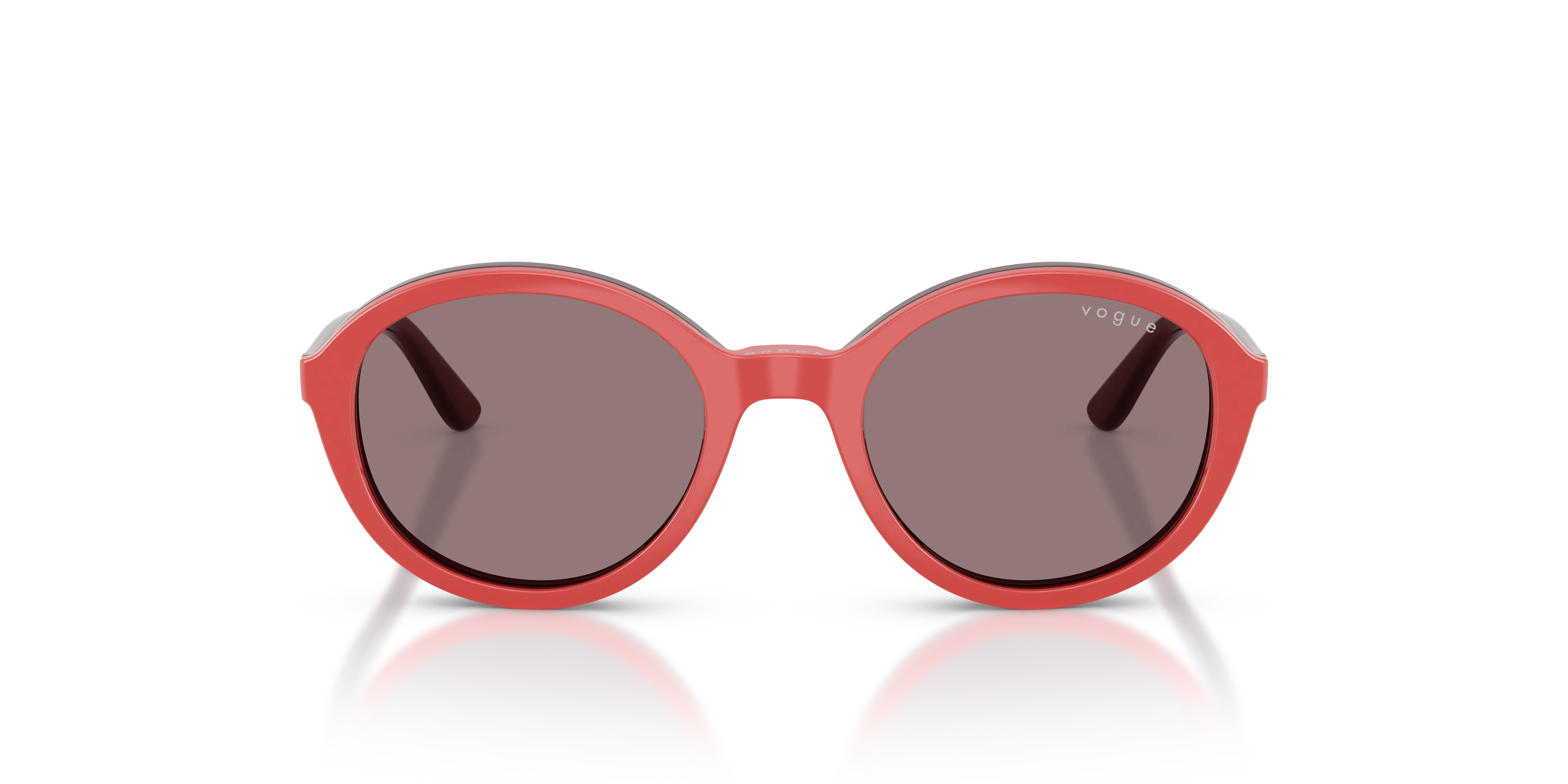 VOGUE EYEWEAR VJ2037 33191W Occhiali da sole bambino Nylon Rosso Trasparente Pantos Normale - immagine 3