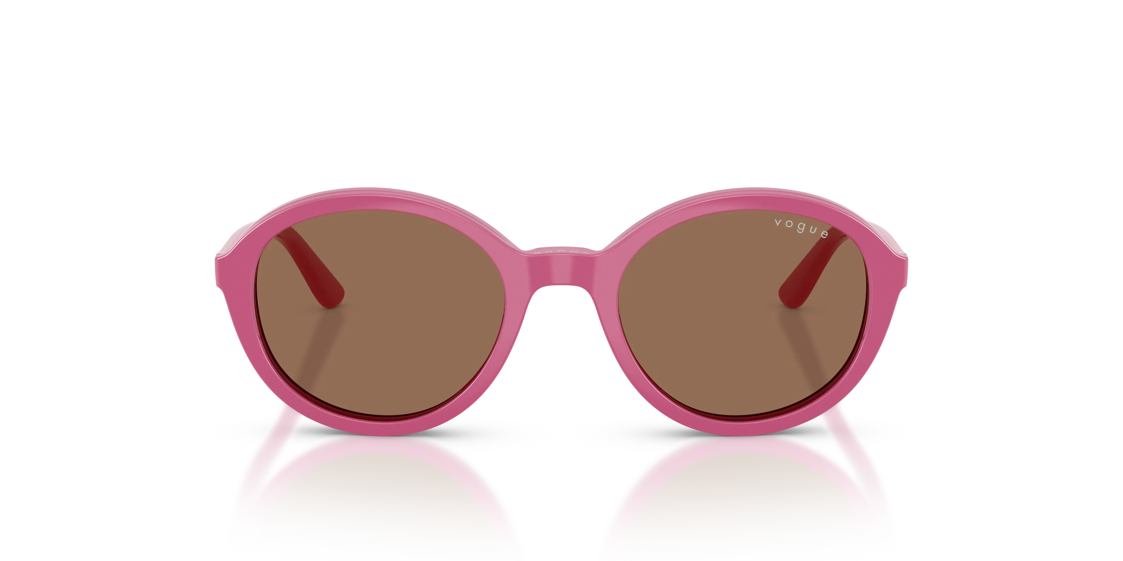 VOGUE EYEWEAR VJ2037 33171W Occhiali da sole bambino Nylon Rosa Trasparente Pantos Normale - immagine 3