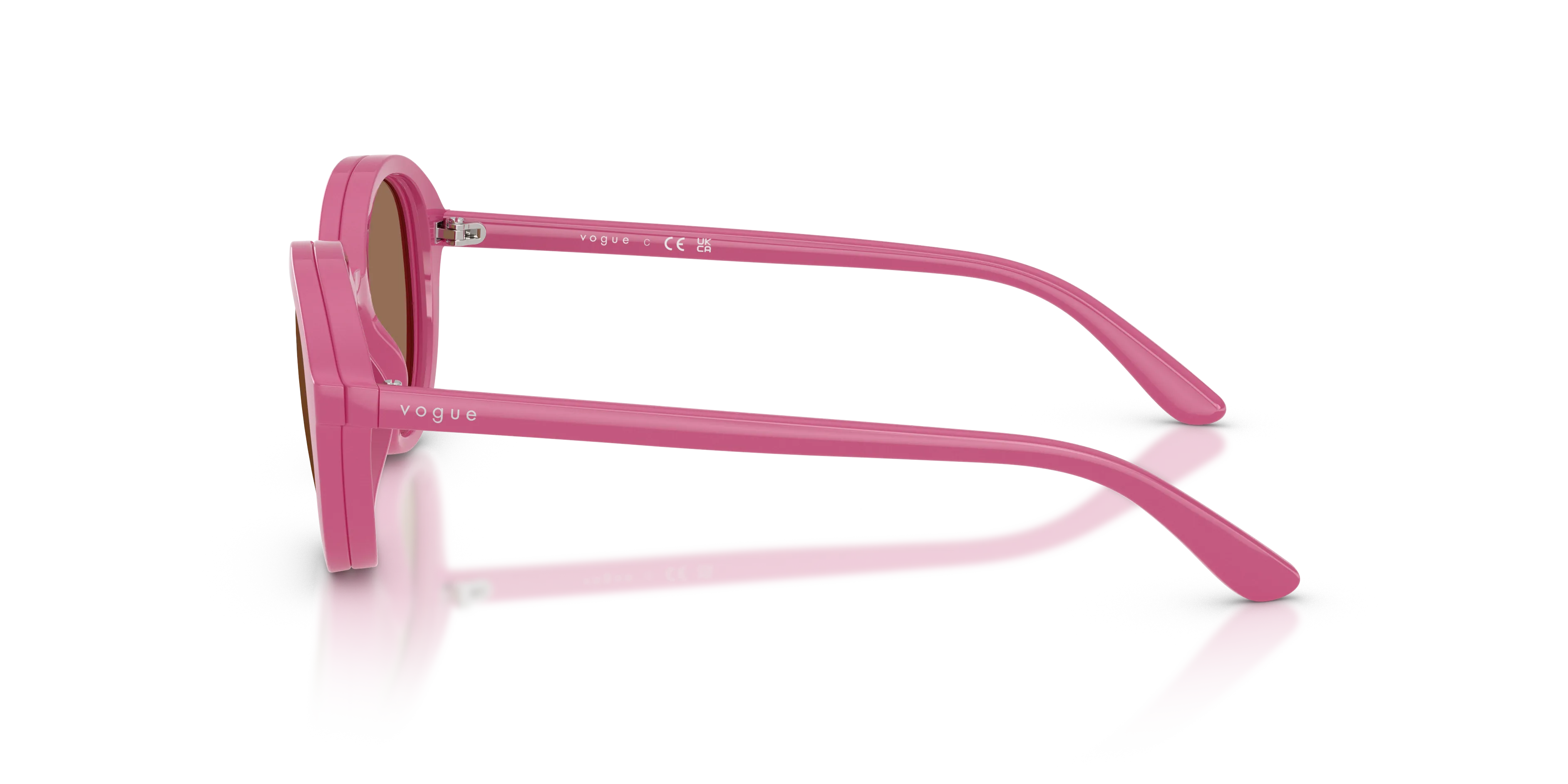 VOGUE EYEWEAR VJ2037 33171W Occhiali da sole bambino Nylon Rosa Trasparente Pantos Normale - immagine 4