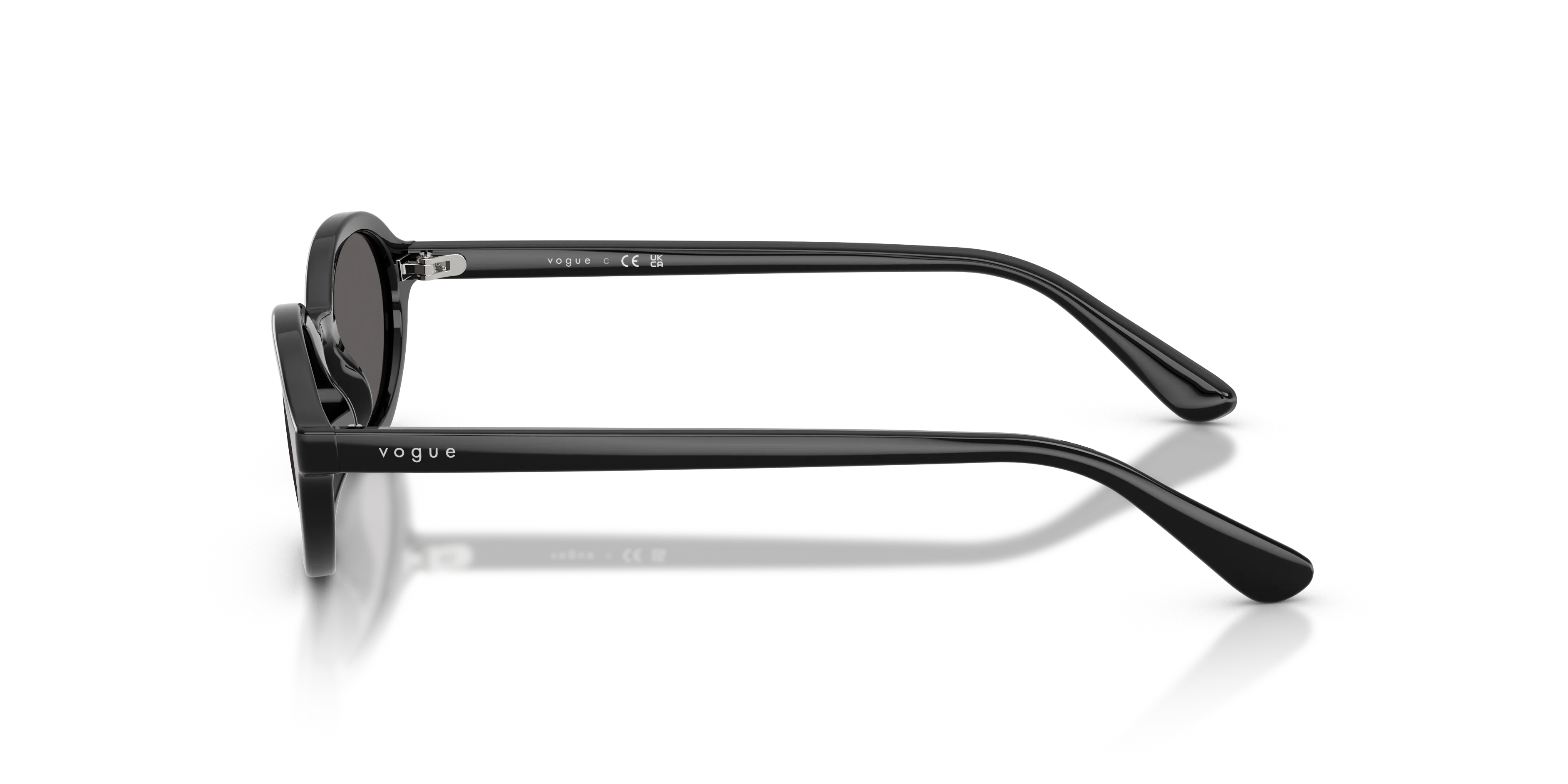 VOGUE EYEWEAR VJ2036 W44/87 Occhiali da sole bambino Nylon Nero Grigio Rotonda Normale - immagine 4