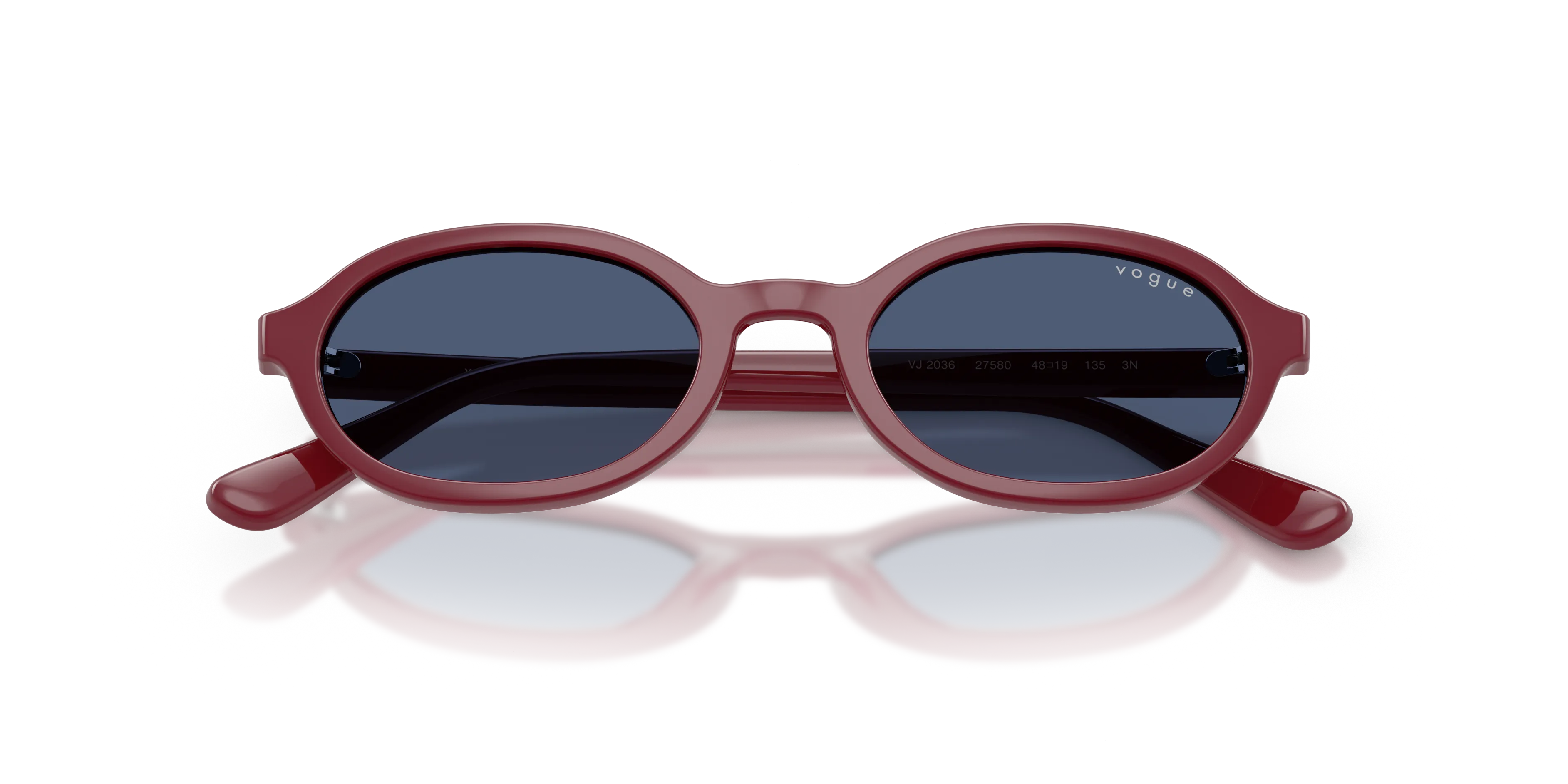 VOGUE EYEWEAR VJ2036 287580 Occhiali da sole bambino Nylon Rosso Blu Rotonda Normale - immagine 2