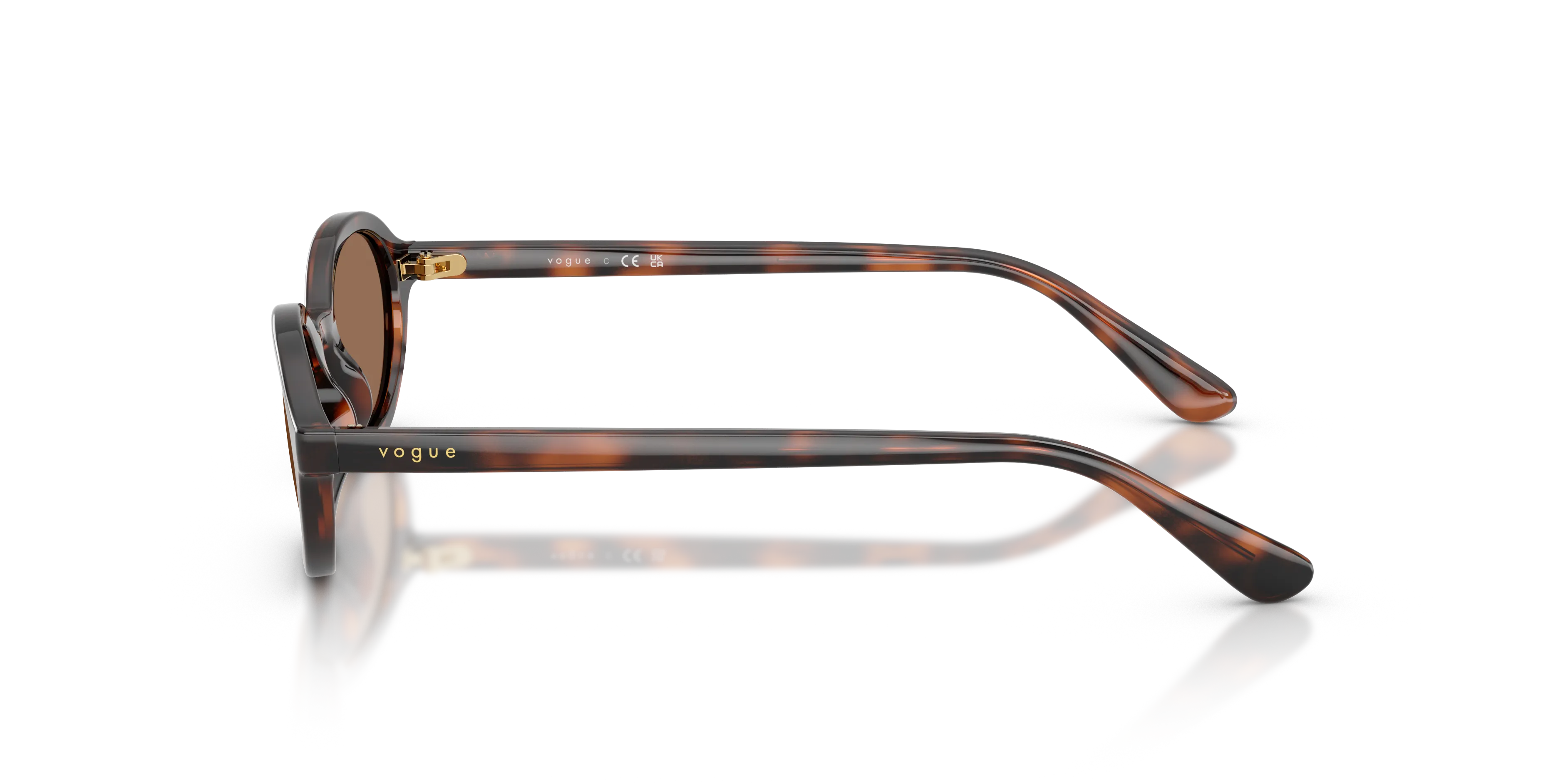 VOGUE EYEWEAR VJ2036 271873 Occhiali da sole bambino Nylon Marrone Marrone Rotonda Normale - immagine 4