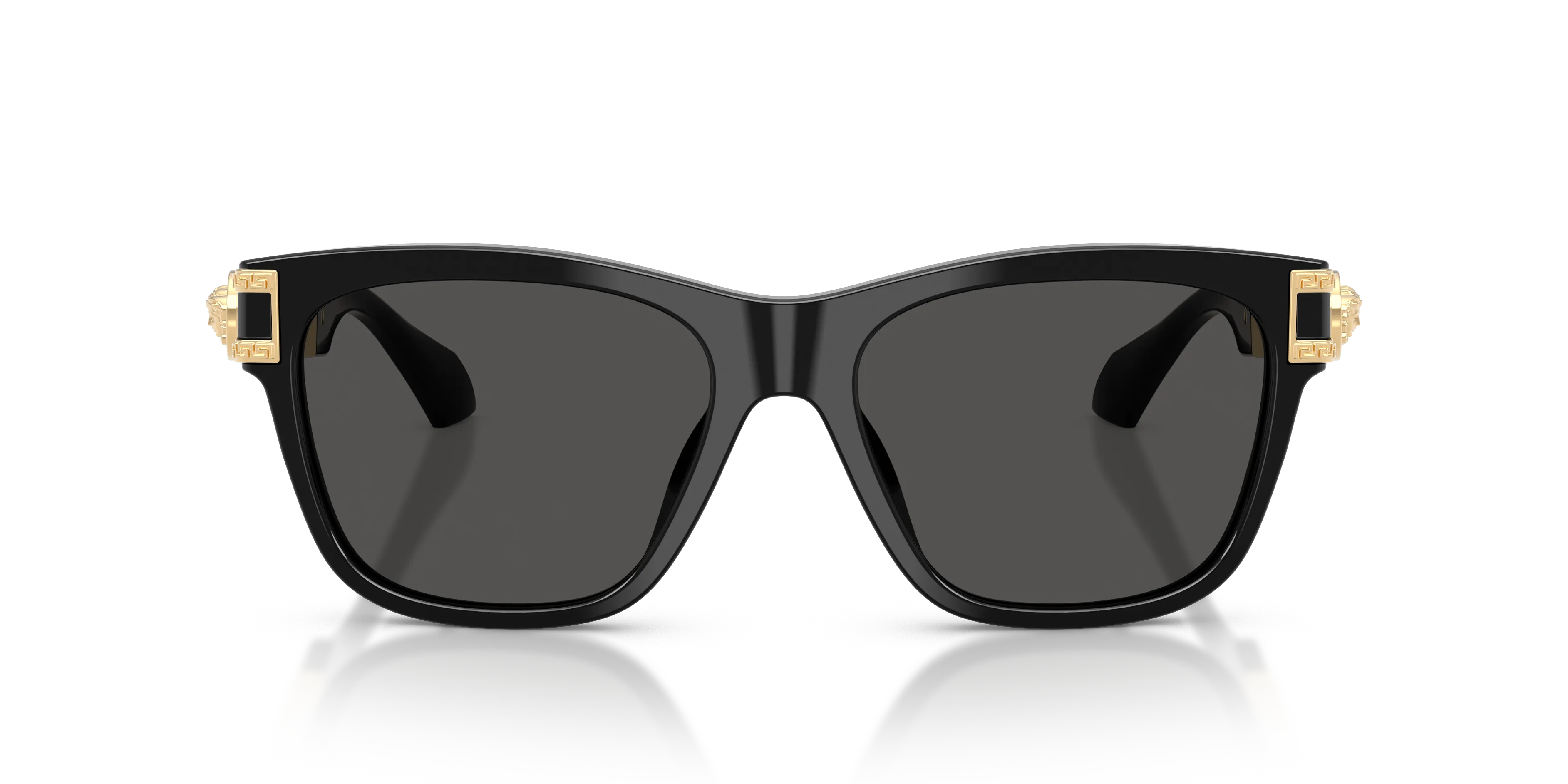 Versace VE4527U GB1/87 Occhiali da sole Acetato Nero Grigio Squadrata Normale - immagine 3