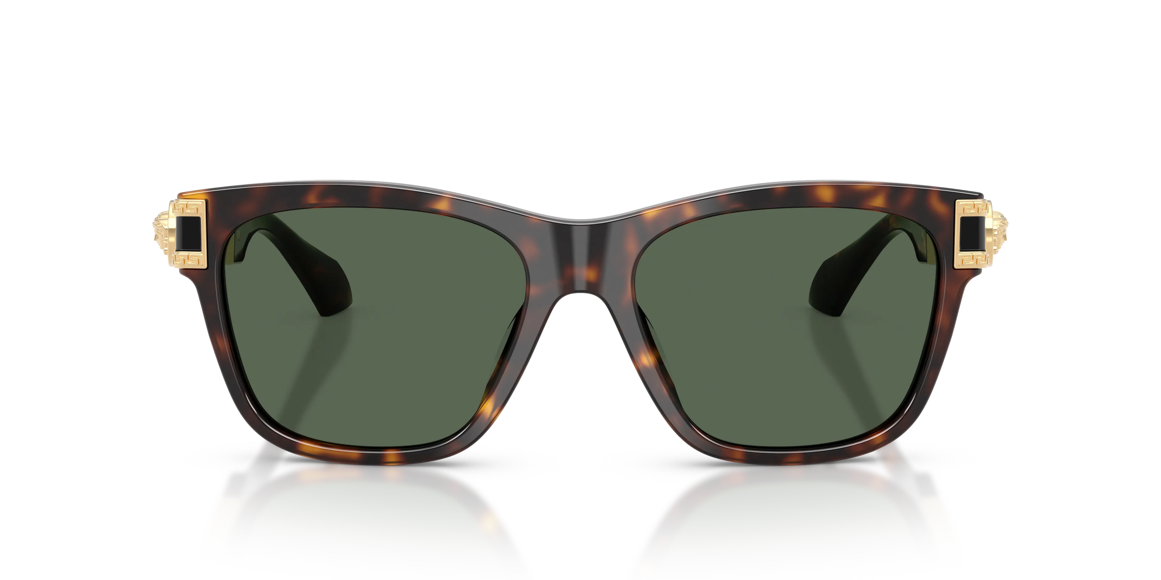 Versace VE4527U 108/71 Occhiali da sole Acetato Marrone Verde Squadrata Normale - immagine 3