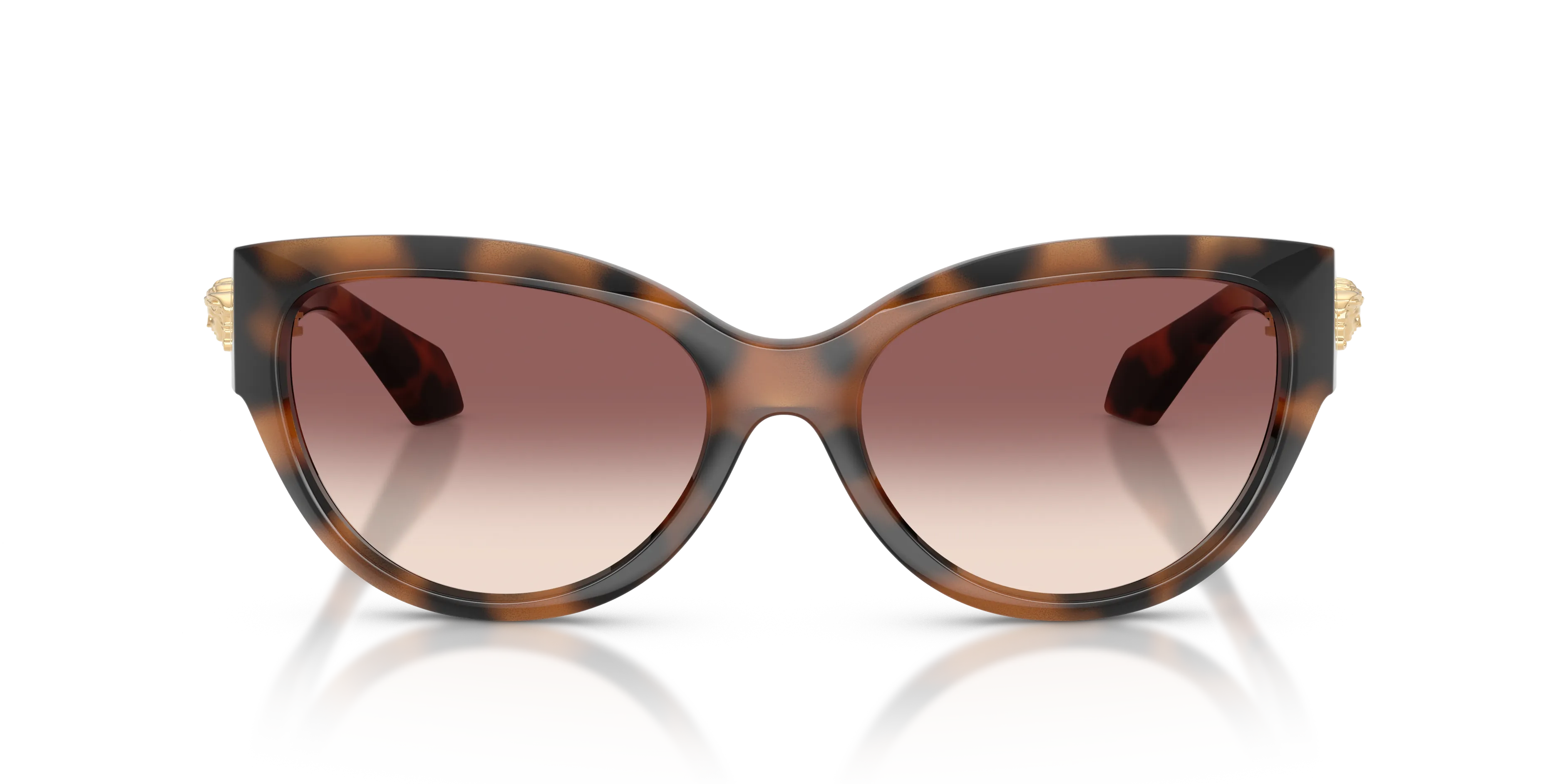 Versace VE4524U 526420 Occhiali da sole Iniettato Marrone Rosa Cat Eye Normale Sfumato - immagine 3