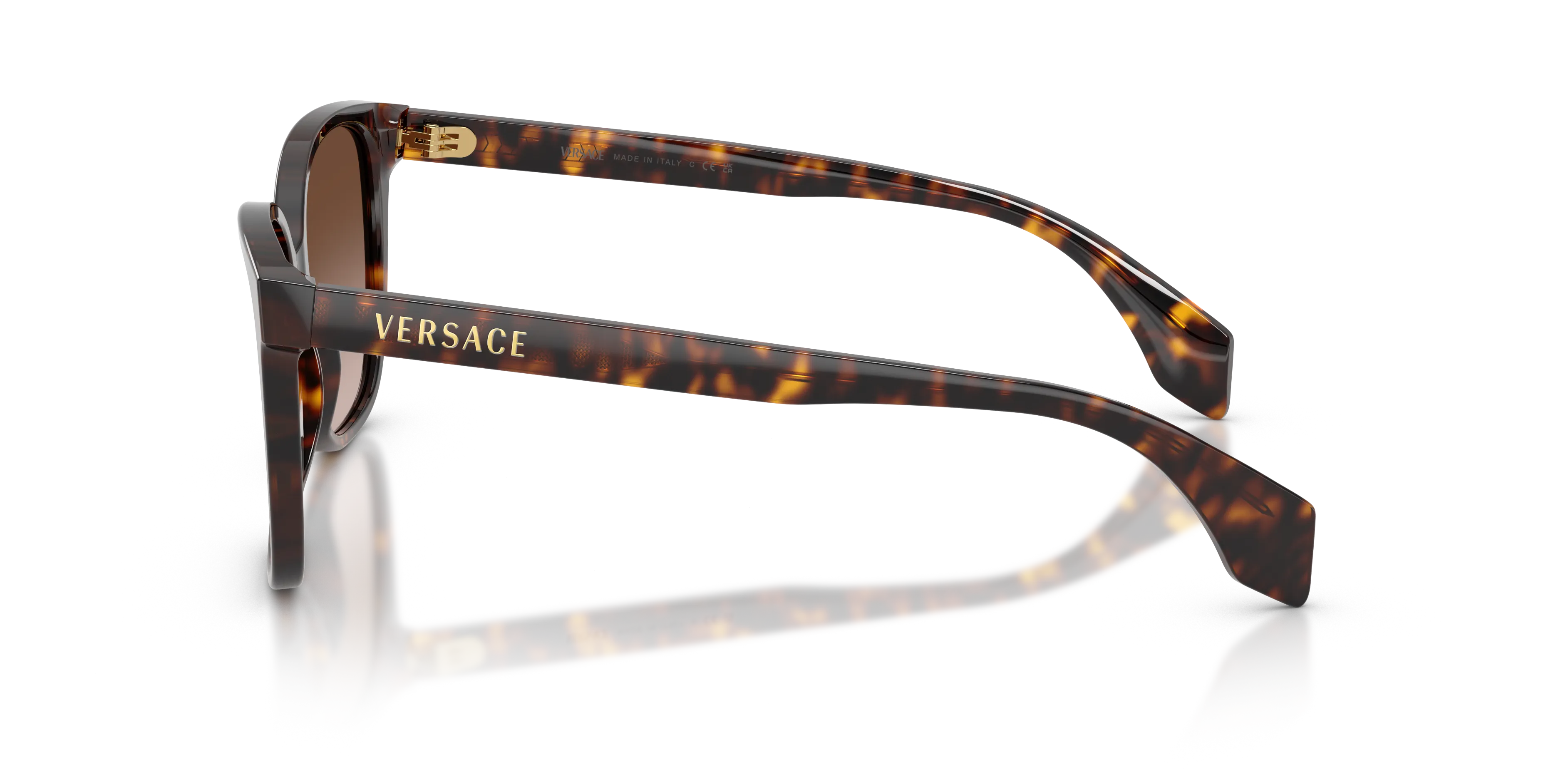 Versace VE4523 108/13 Occhiali da sole Acetato Marrone Marrone Farfalla Normale Sfumato - immagine 4