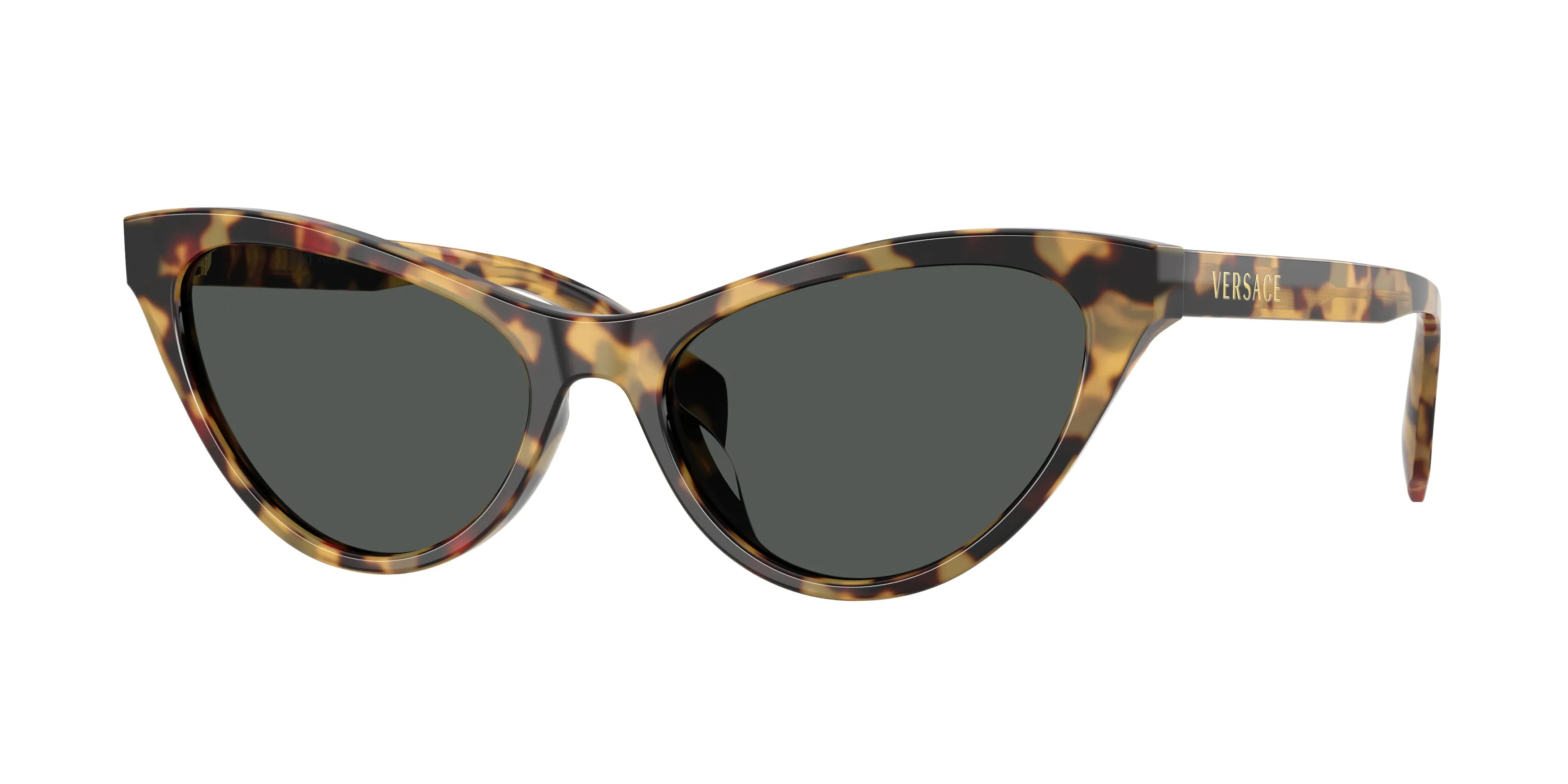 Versace VE4522U 777/87 Occhiali da sole Acetato Marrone Grigio Cat Eye Normale - immagine 1
