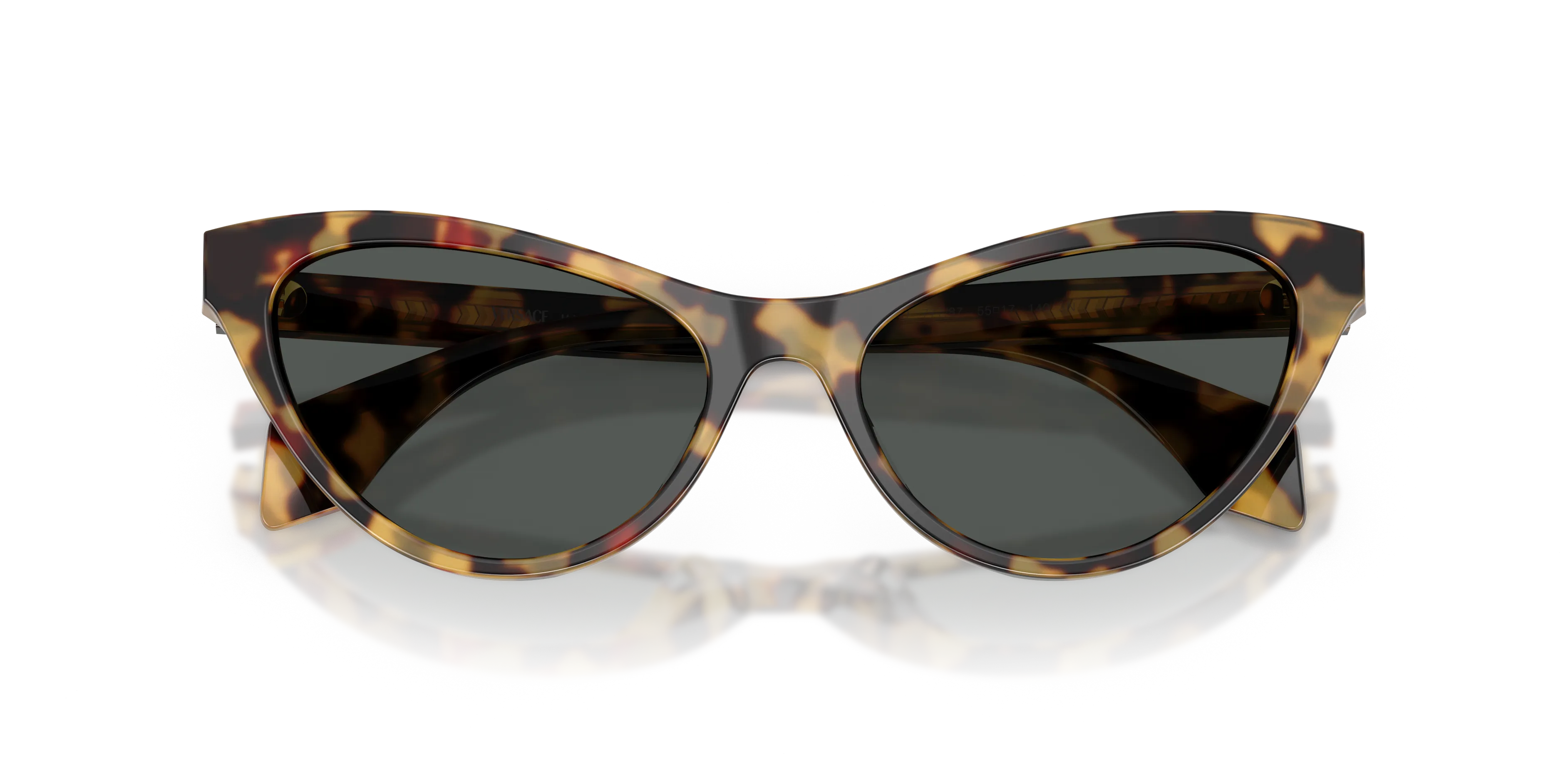 Versace VE4522U 777/87 Occhiali da sole Acetato Marrone Grigio Cat Eye Normale - immagine 2