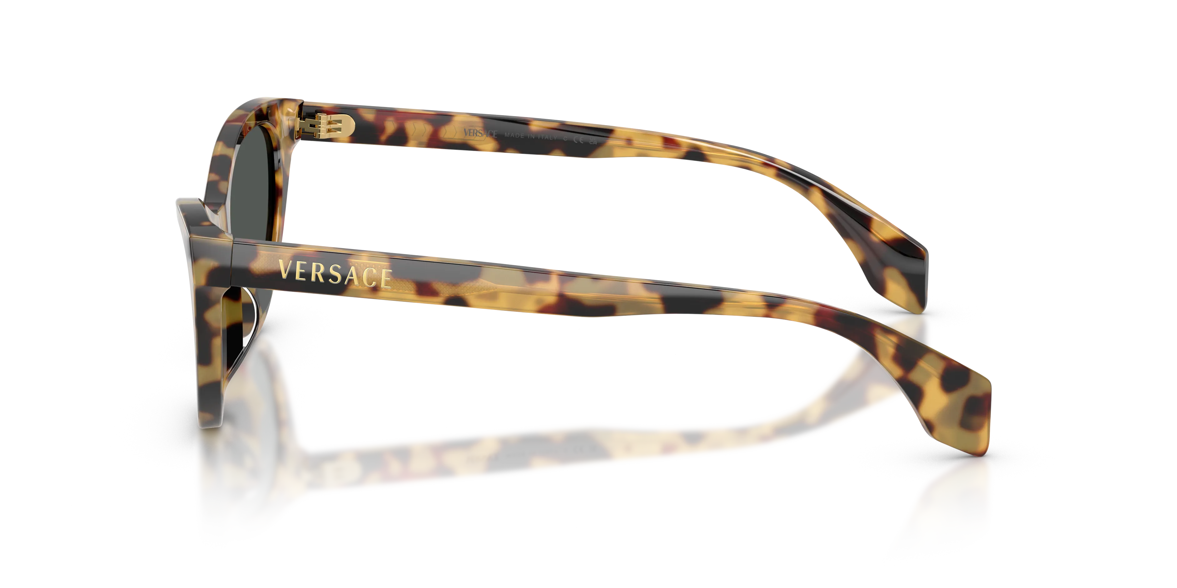 Versace VE4522U 777/87 Occhiali da sole Acetato Marrone Grigio Cat Eye Normale - immagine 4