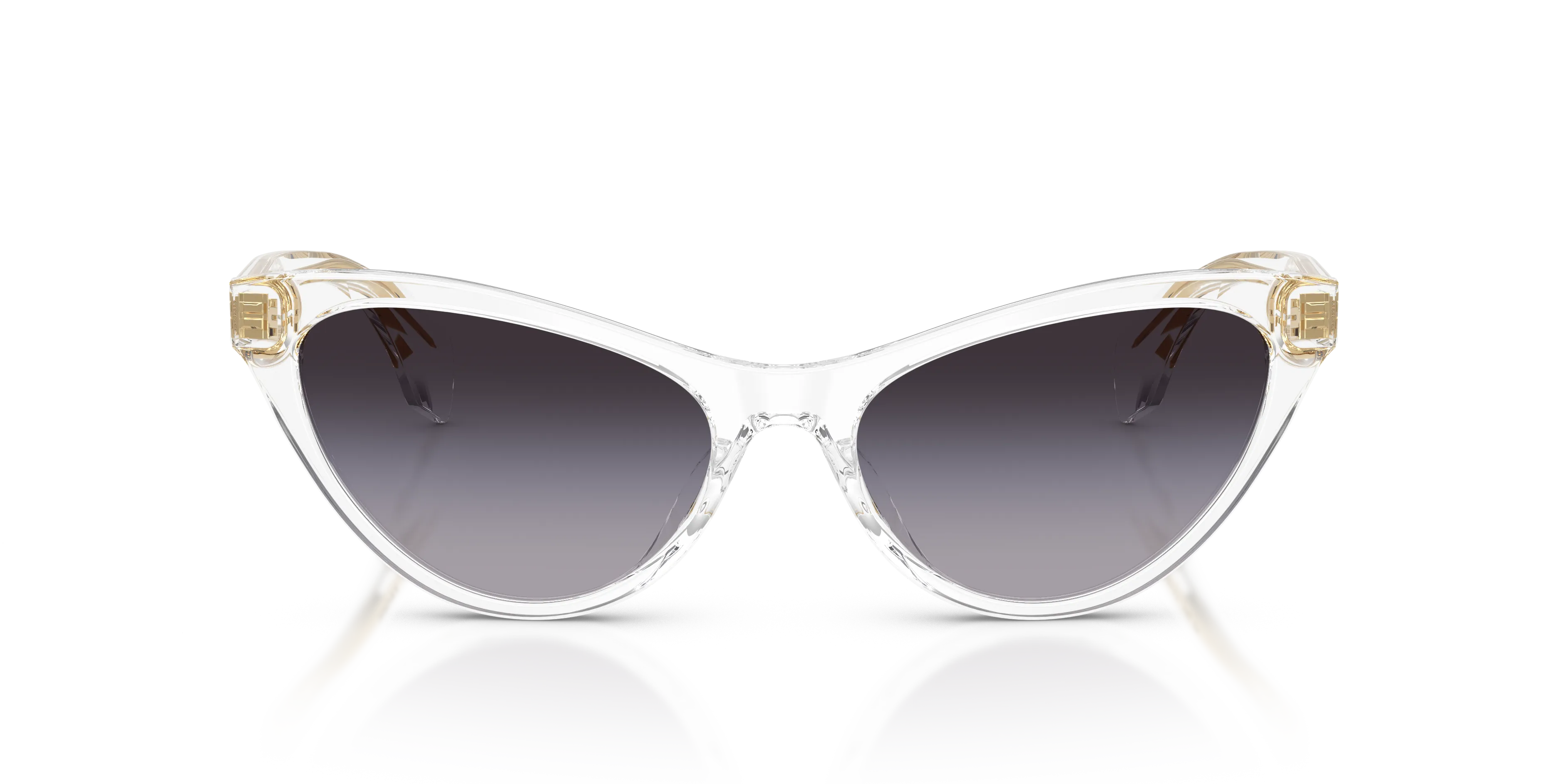 Versace VE4522U 148/8G Occhiali da sole Acetato Trasparente Grigio Cat Eye Normale Sfumato - immagine 3