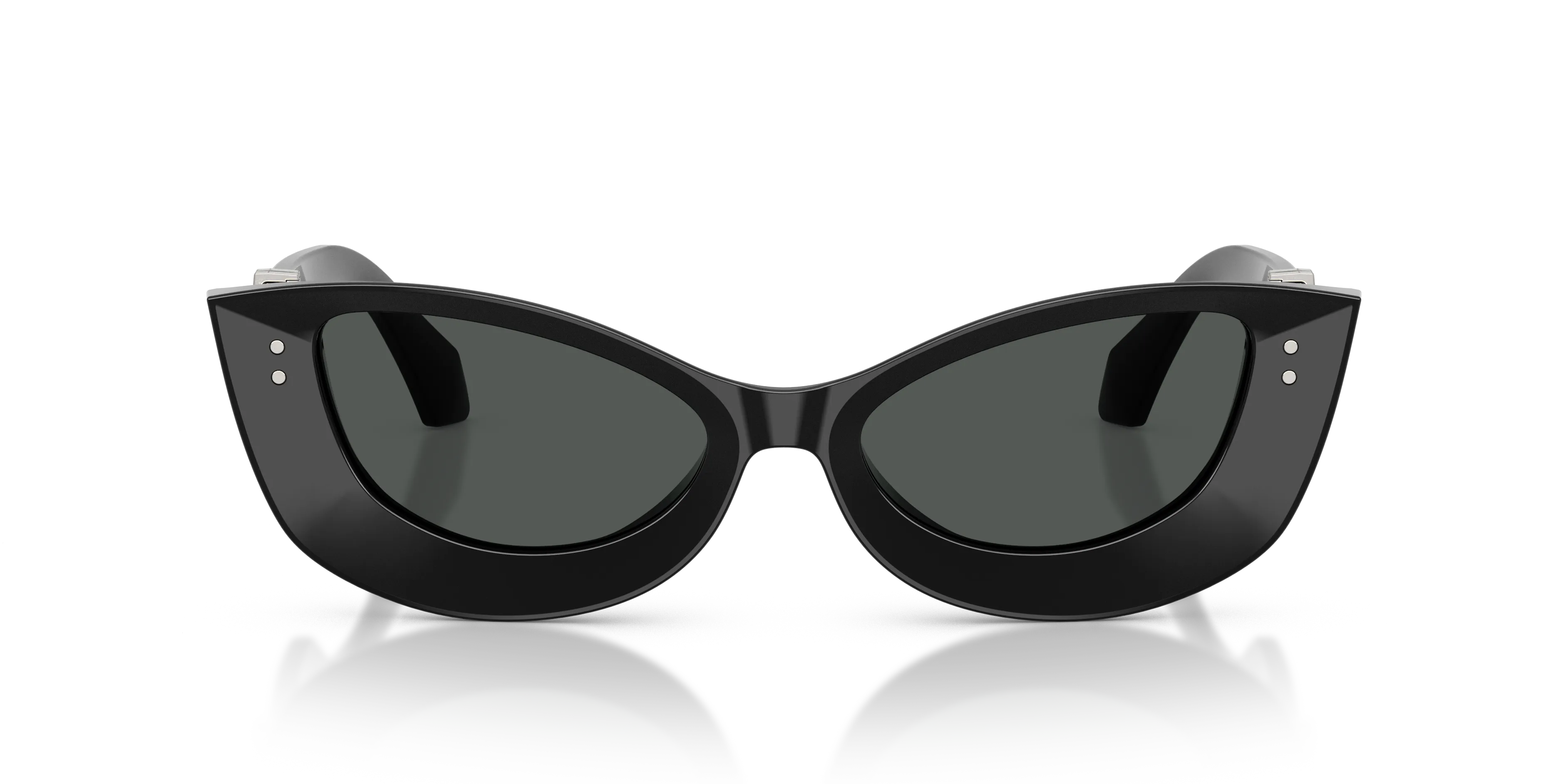Versace VE4520U GB1/87 Occhiali da sole Acetato Nero Grigio Cat Eye Normale - immagine 3