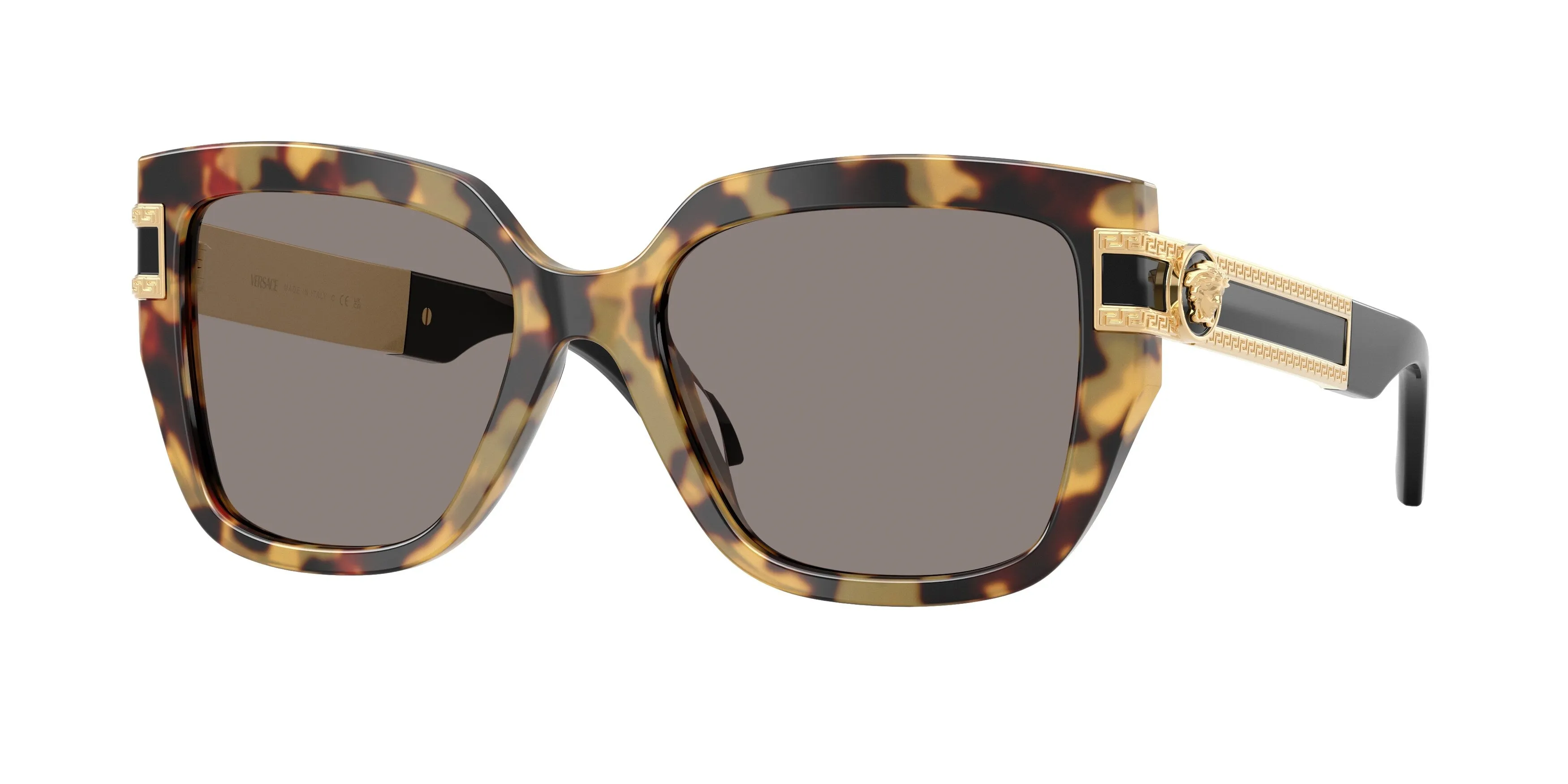 Versace VE4517U 777/87 Occhiali da sole Acetato Marrone Grigio Squadrata Normale - immagine 1