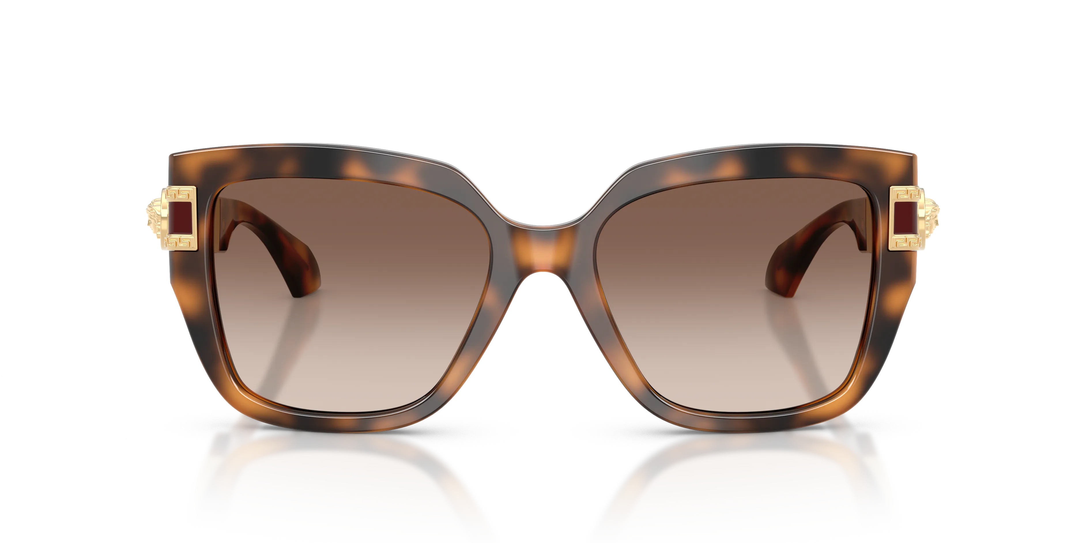 Versace VE4517U 526420 Occhiali da sole Acetato Marrone Rosa Squadrata Normale Sfumato - immagine 3