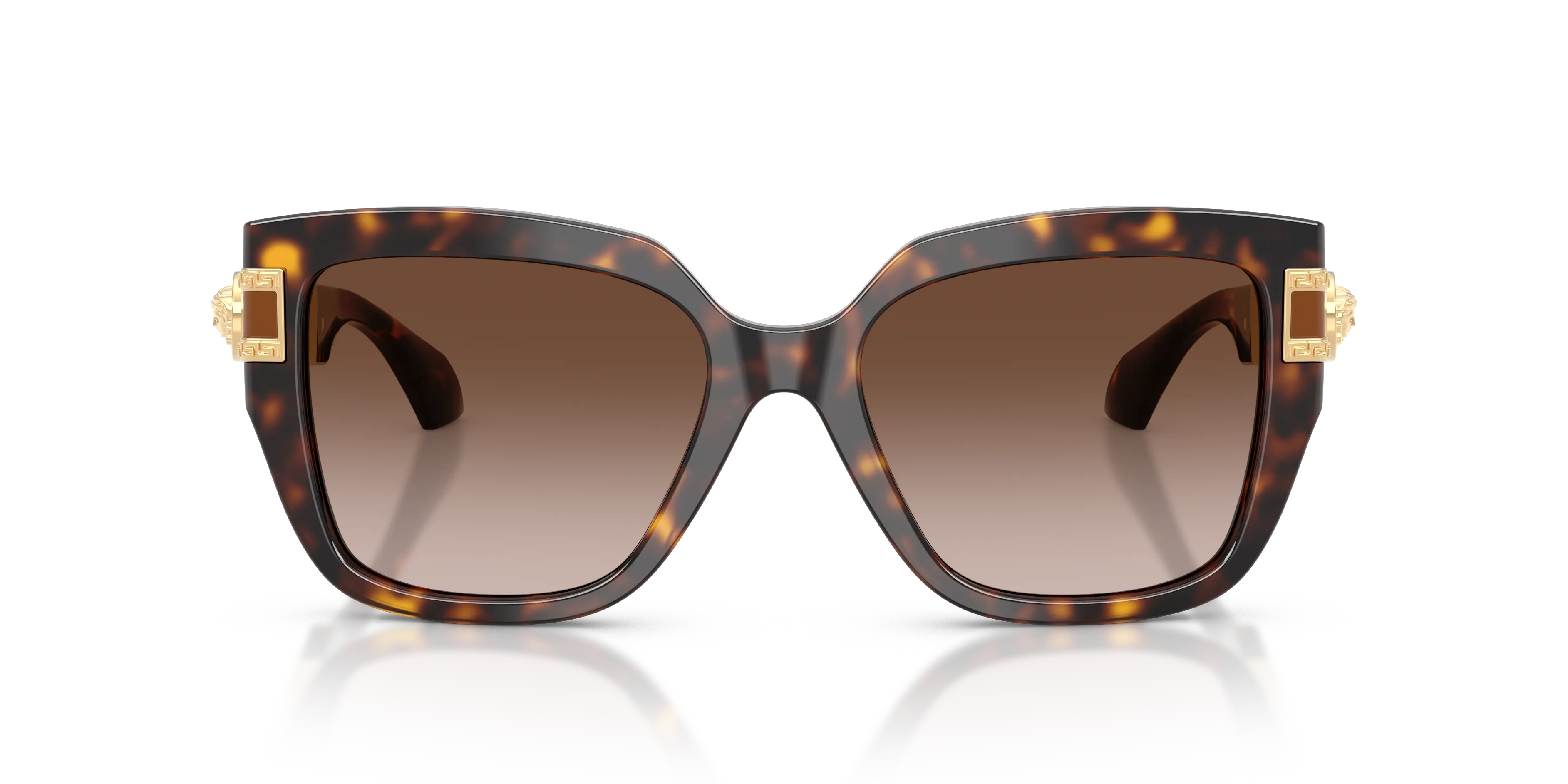 Versace VE4517U 108/13 Occhiali da sole Acetato Marrone Marrone Squadrata Normale Sfumato - immagine 3