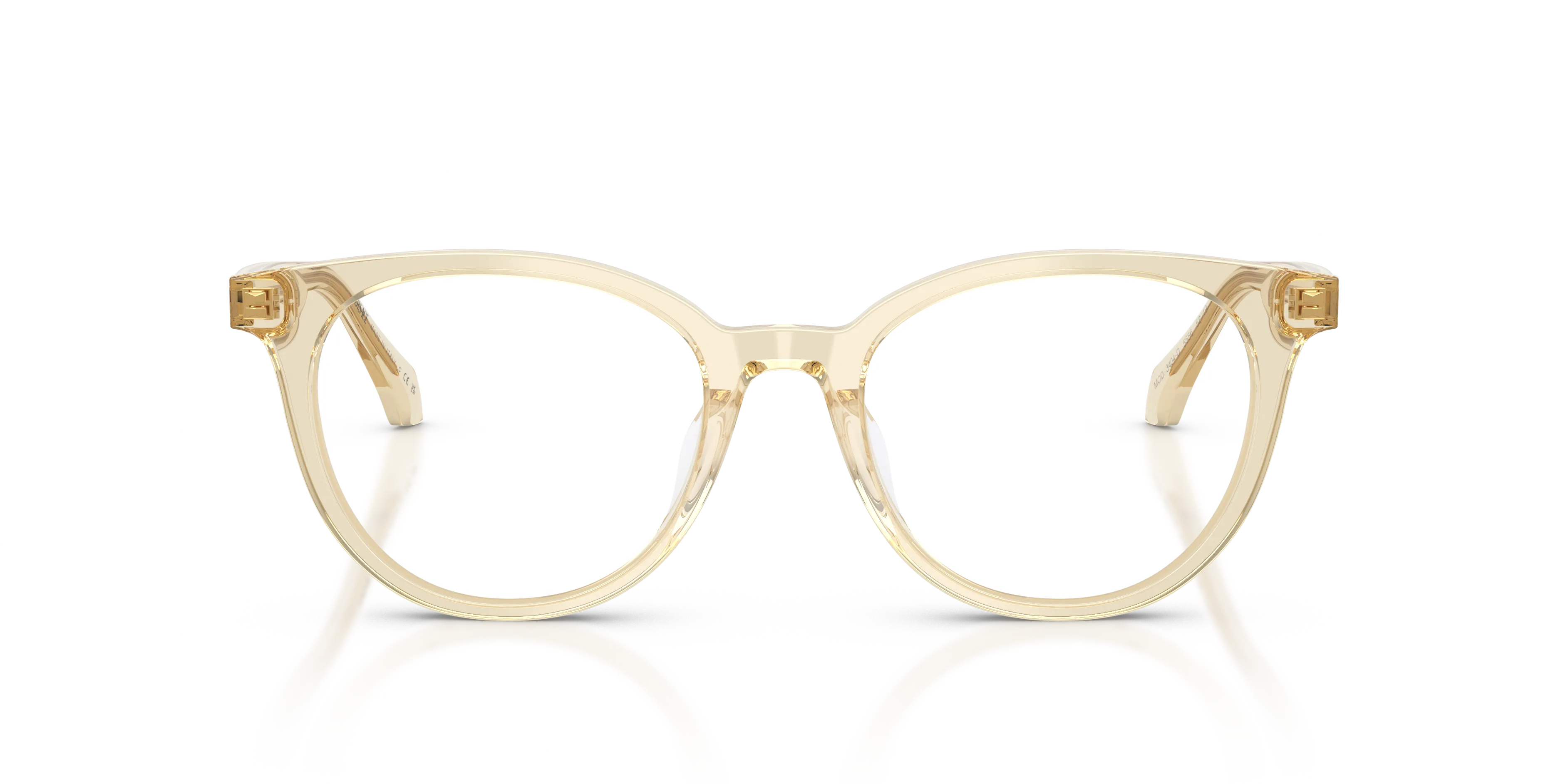 Versace VE3404D 5556 Montature da vista Acetato Marrone Trasparente Pantos Normale - immagine 3