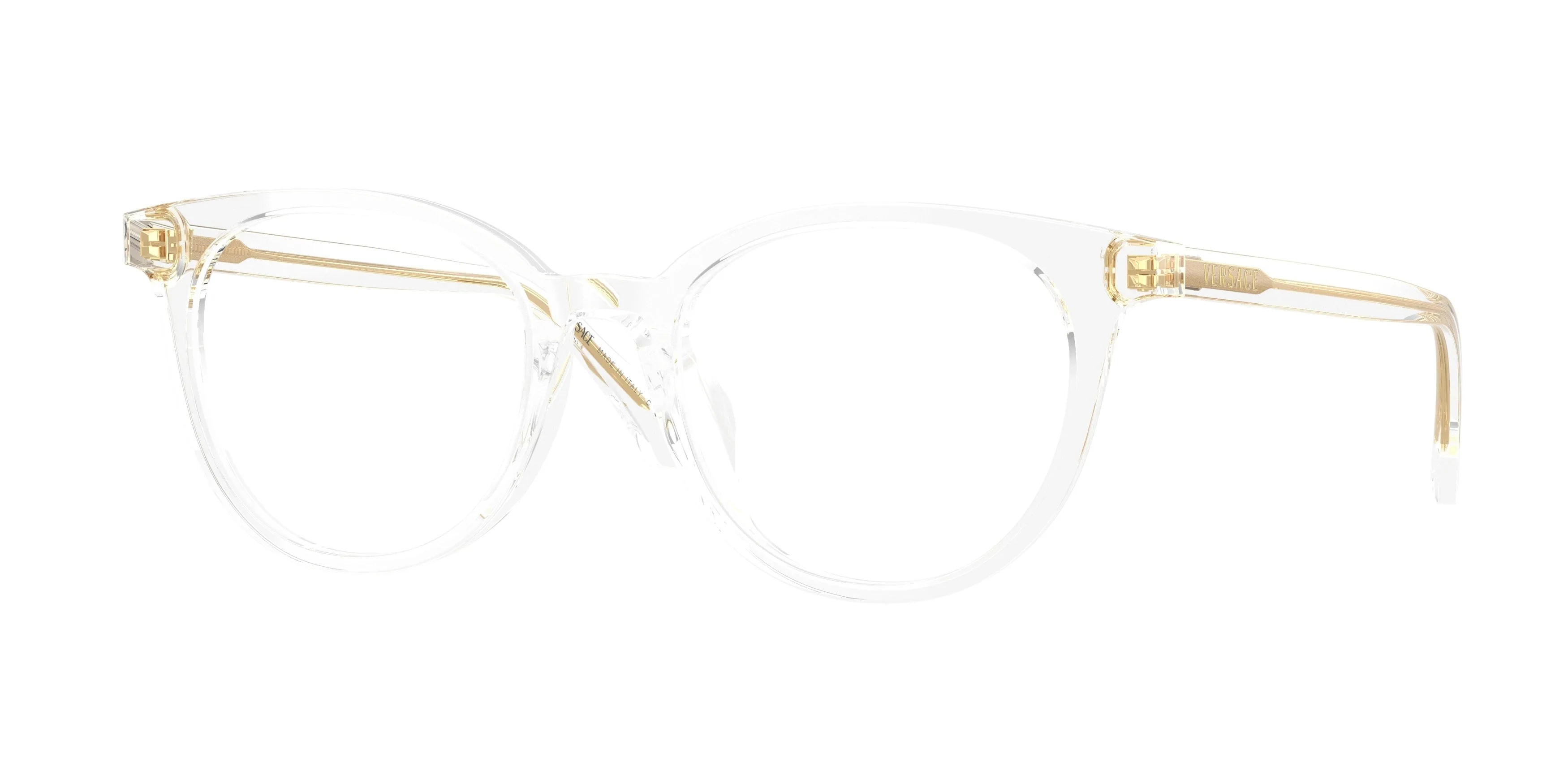 Versace VE3404D 148 Montature da vista Acetato Trasparente Trasparente Pantos Normale - immagine 1