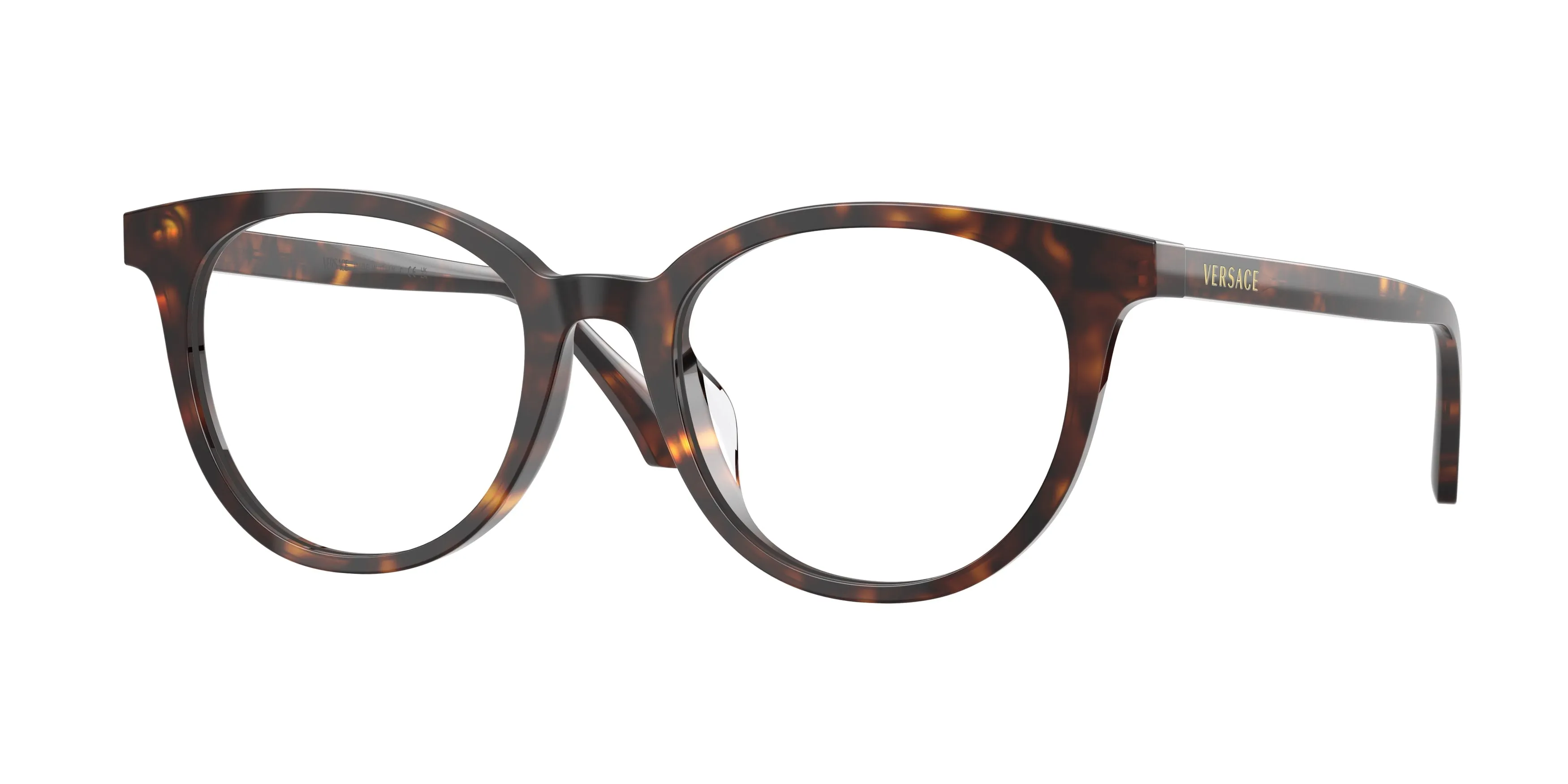 Versace VE3404D 108 Montature da vista Acetato Marrone Trasparente Pantos Normale - immagine 1