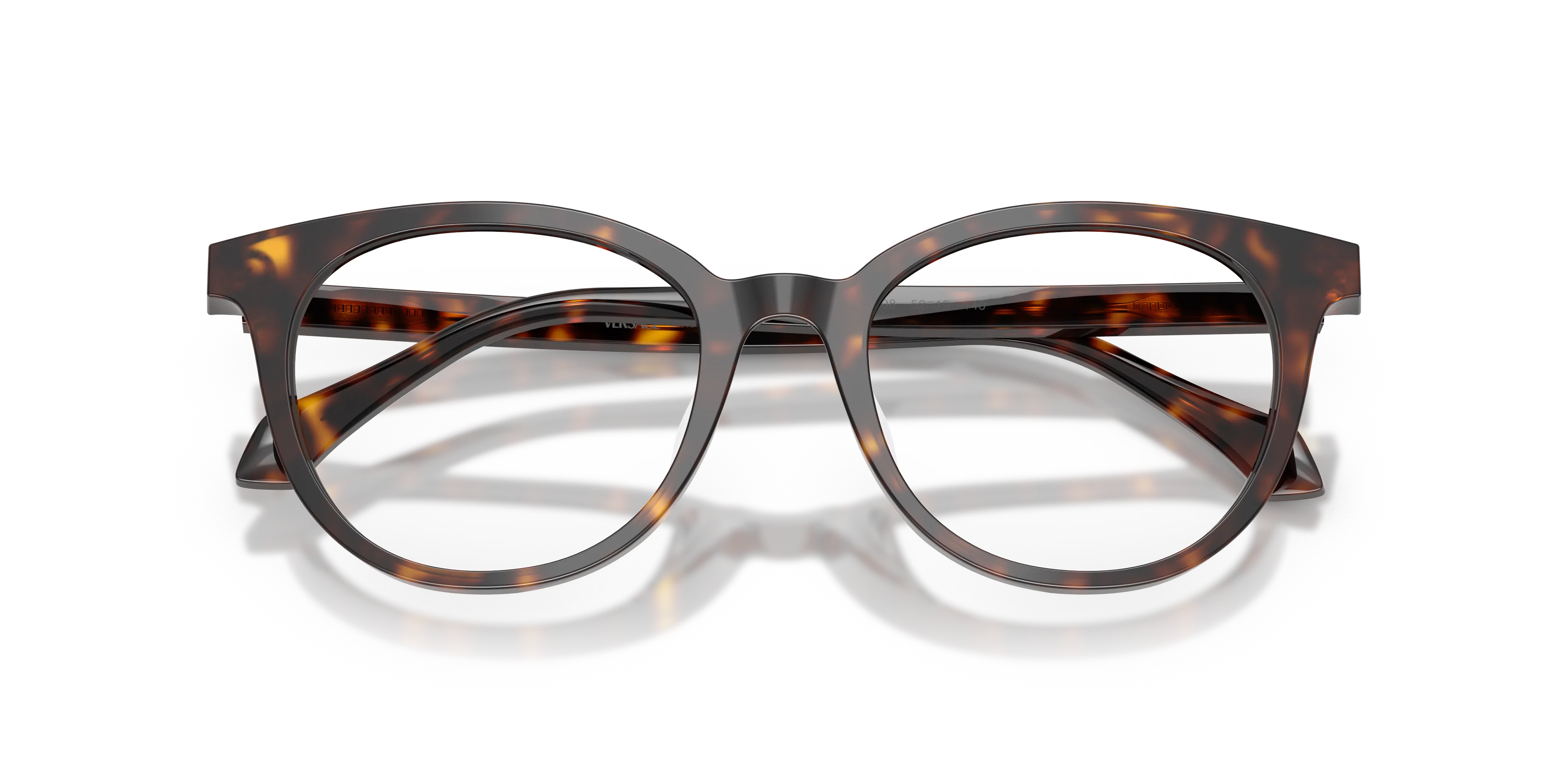 Versace VE3404D 108 Montature da vista Acetato Marrone Trasparente Pantos Normale - immagine 2
