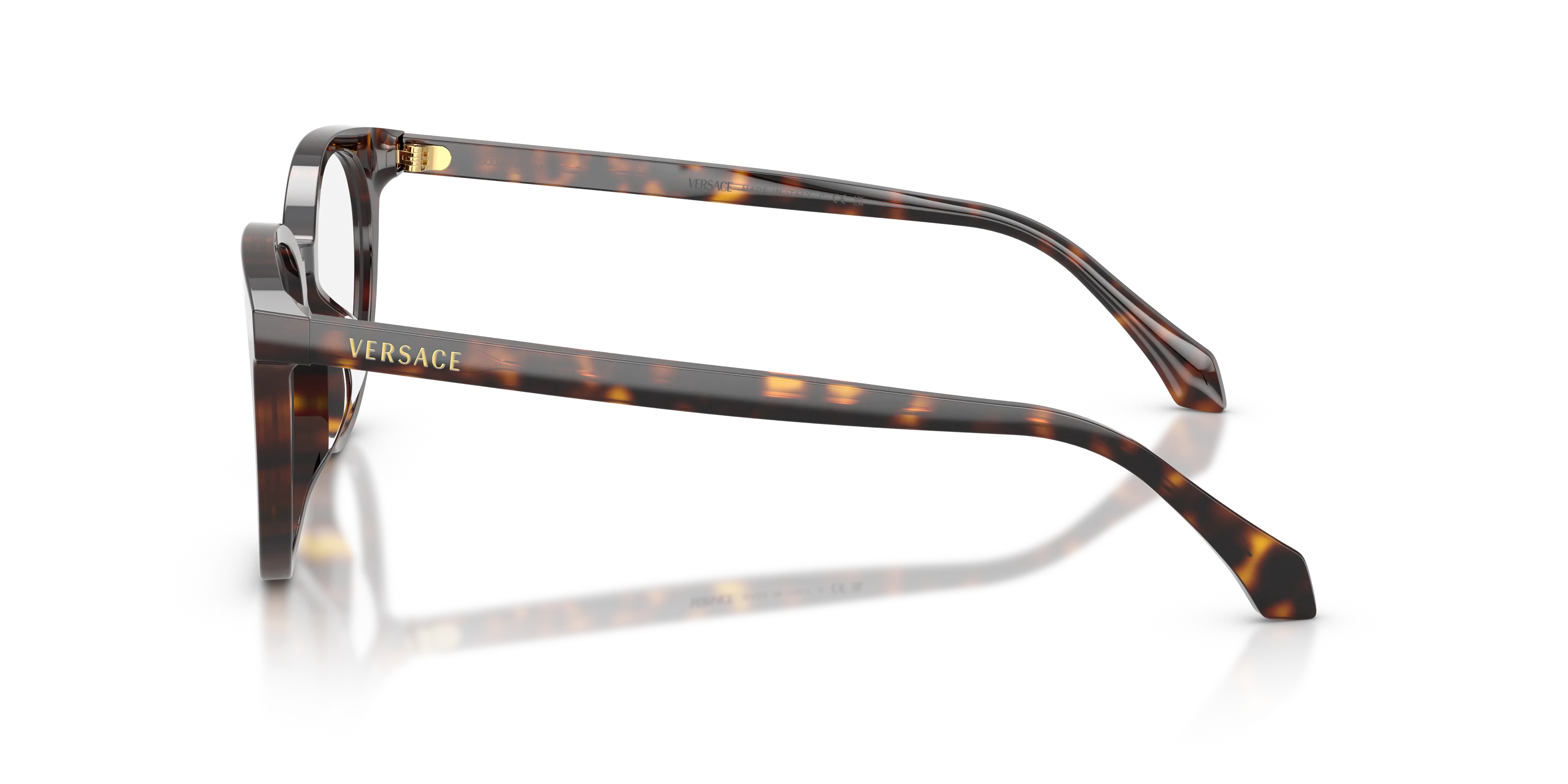 Versace VE3404D 108 Montature da vista Acetato Marrone Trasparente Pantos Normale - immagine 4