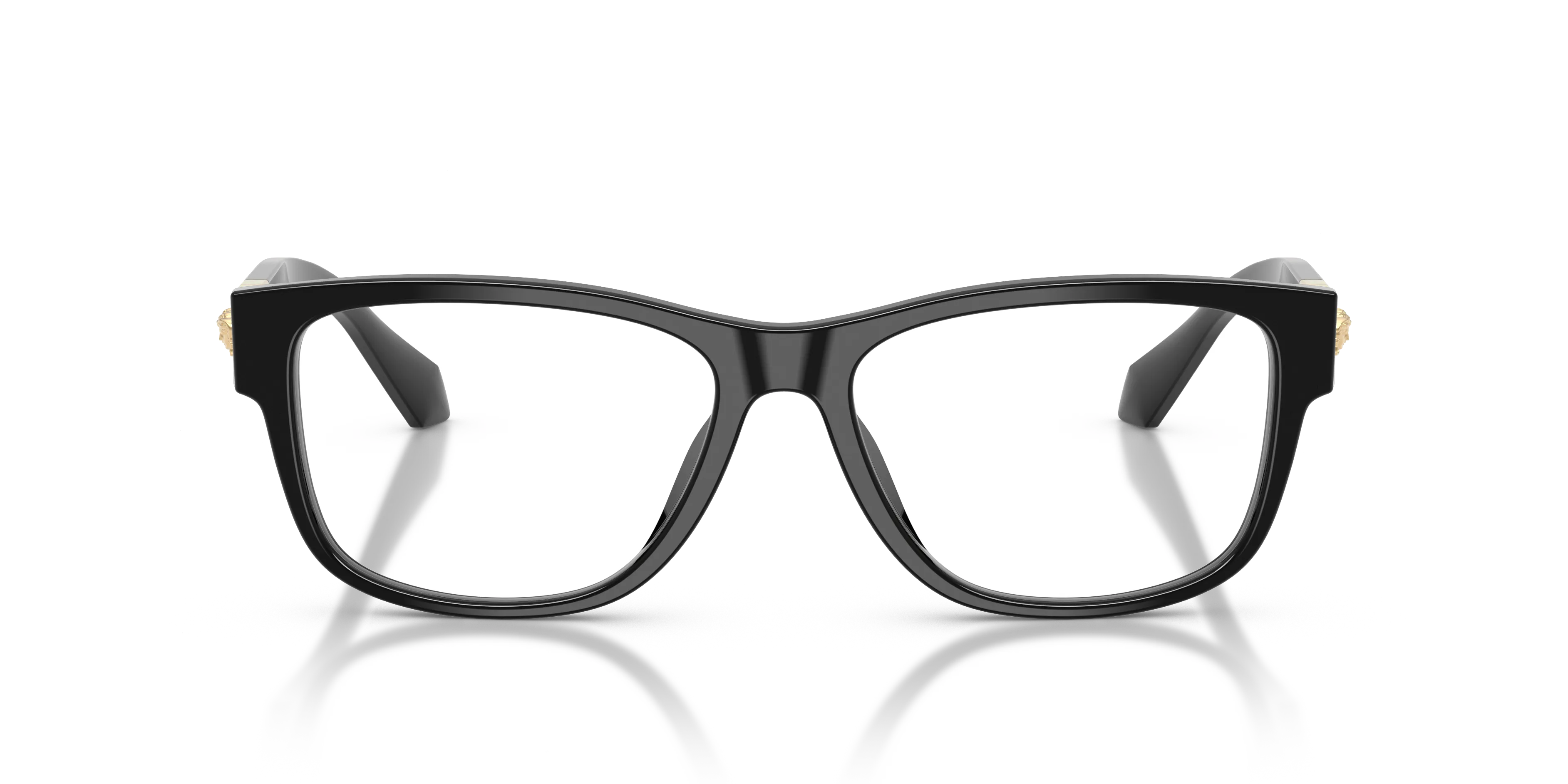 Versace VE3403U GB1 Montature da vista Acetato Nero Trasparente Pillow Normale - immagine 3