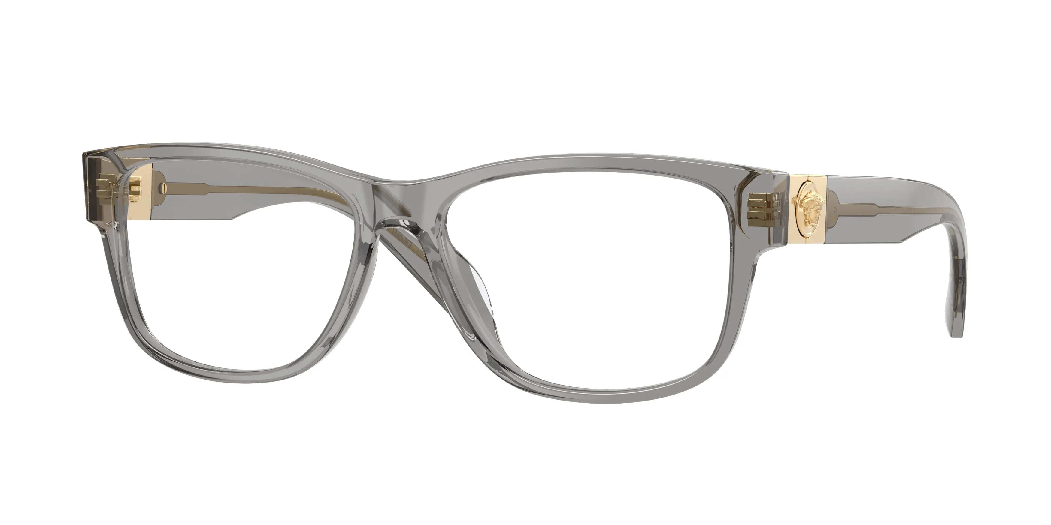 Versace VE3403U 5510 Montature da vista Acetato Grigio Trasparente Pillow Normale - immagine 1