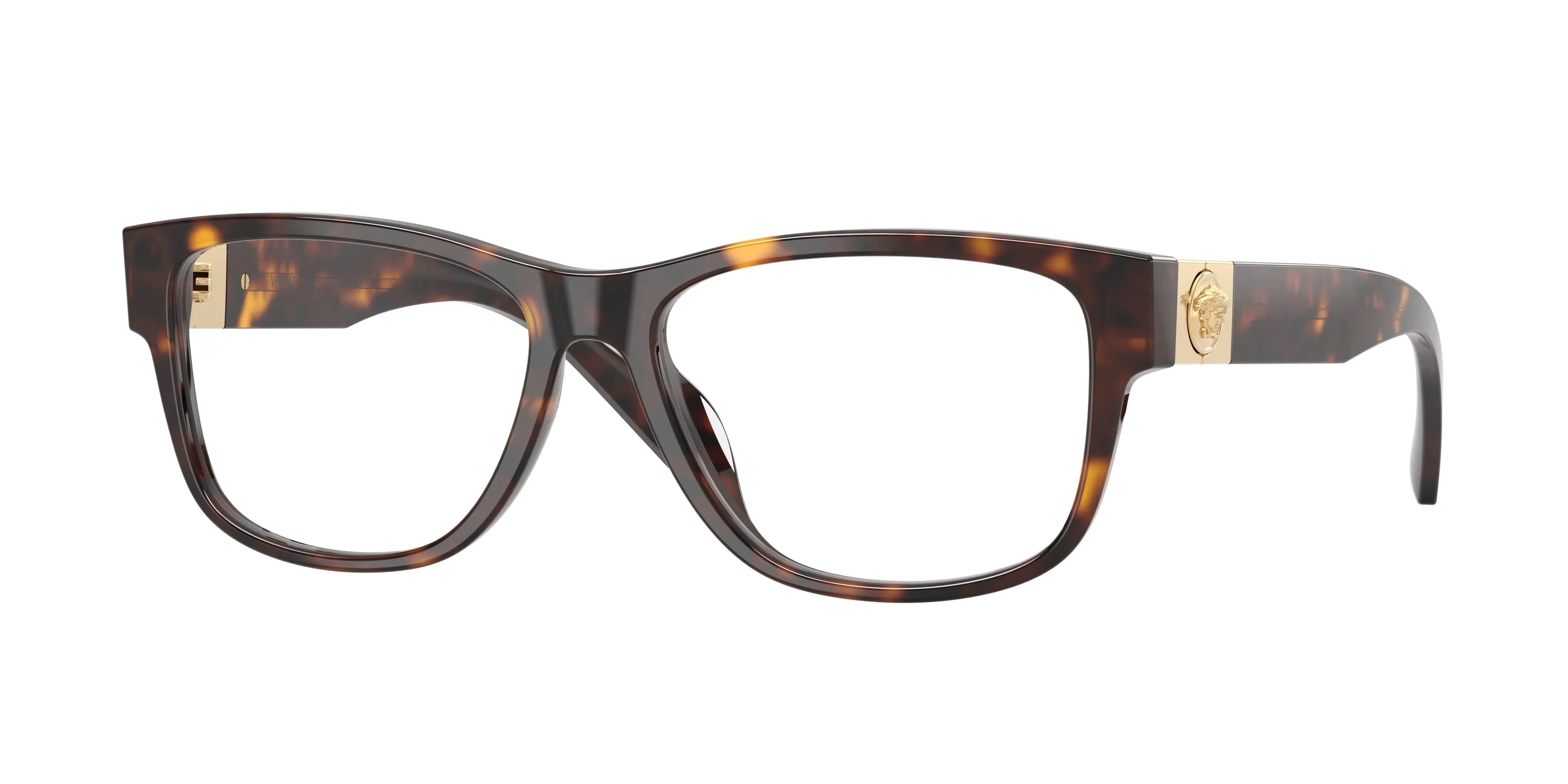 Versace VE3403U 108 Montature da vista Acetato Marrone Trasparente Pillow Normale - immagine 1
