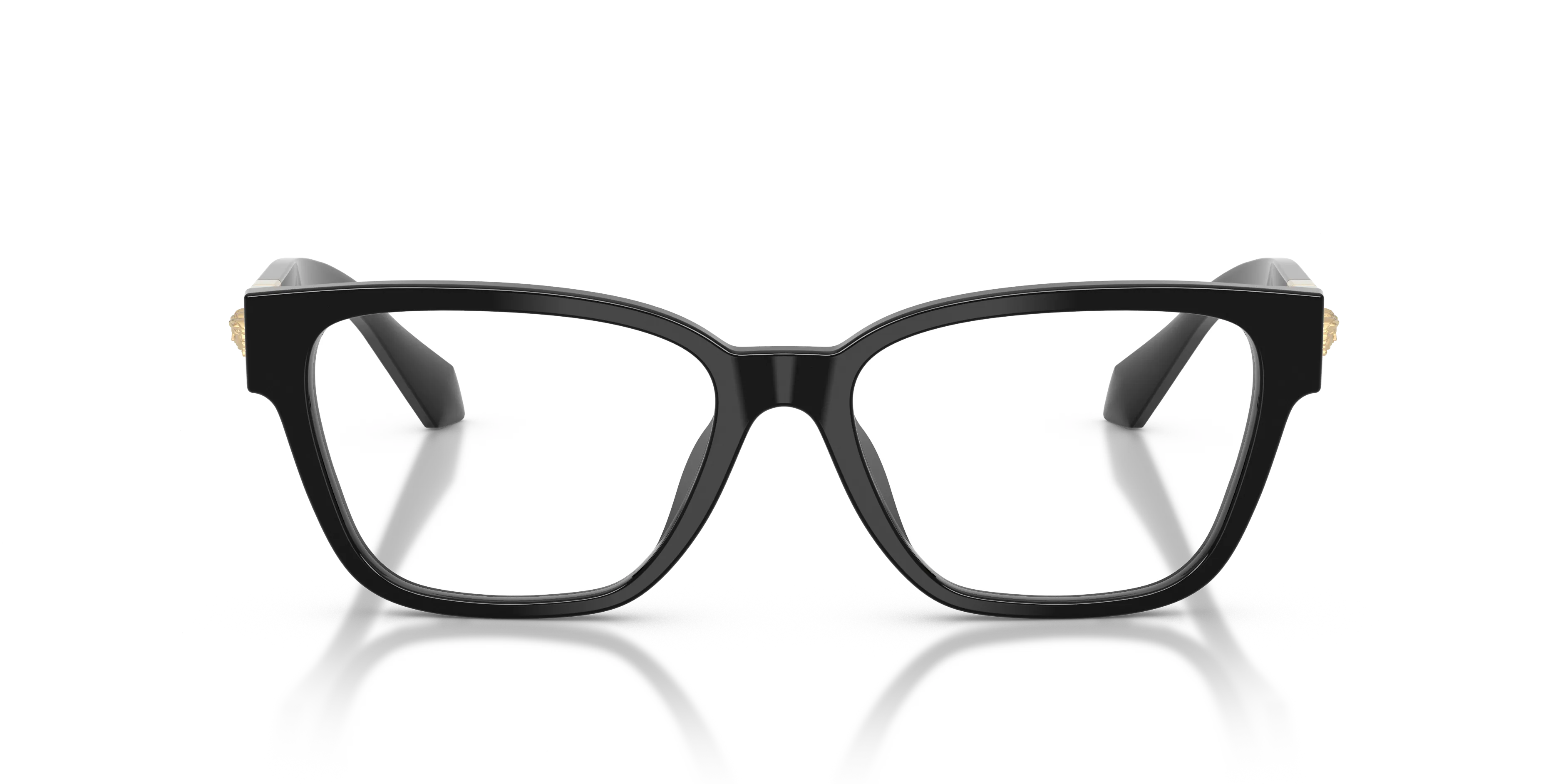 Versace VE3401U GB1 Montature da vista Acetato Nero Trasparente Cat Eye Normale - immagine 3