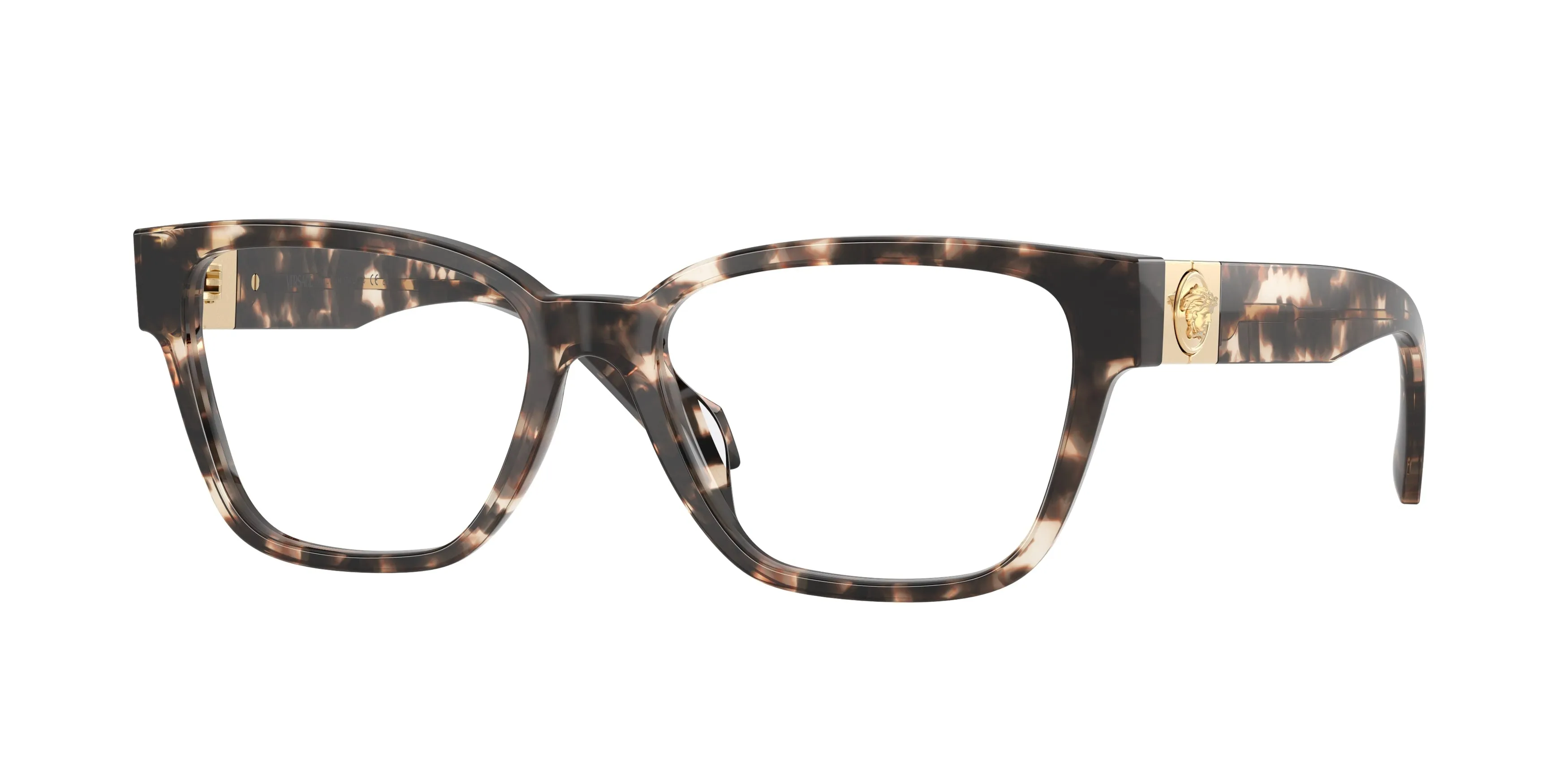 Versace VE3401U 5498 Montature da vista Acetato Tartaruga Trasparente Cat Eye Normale - immagine 1