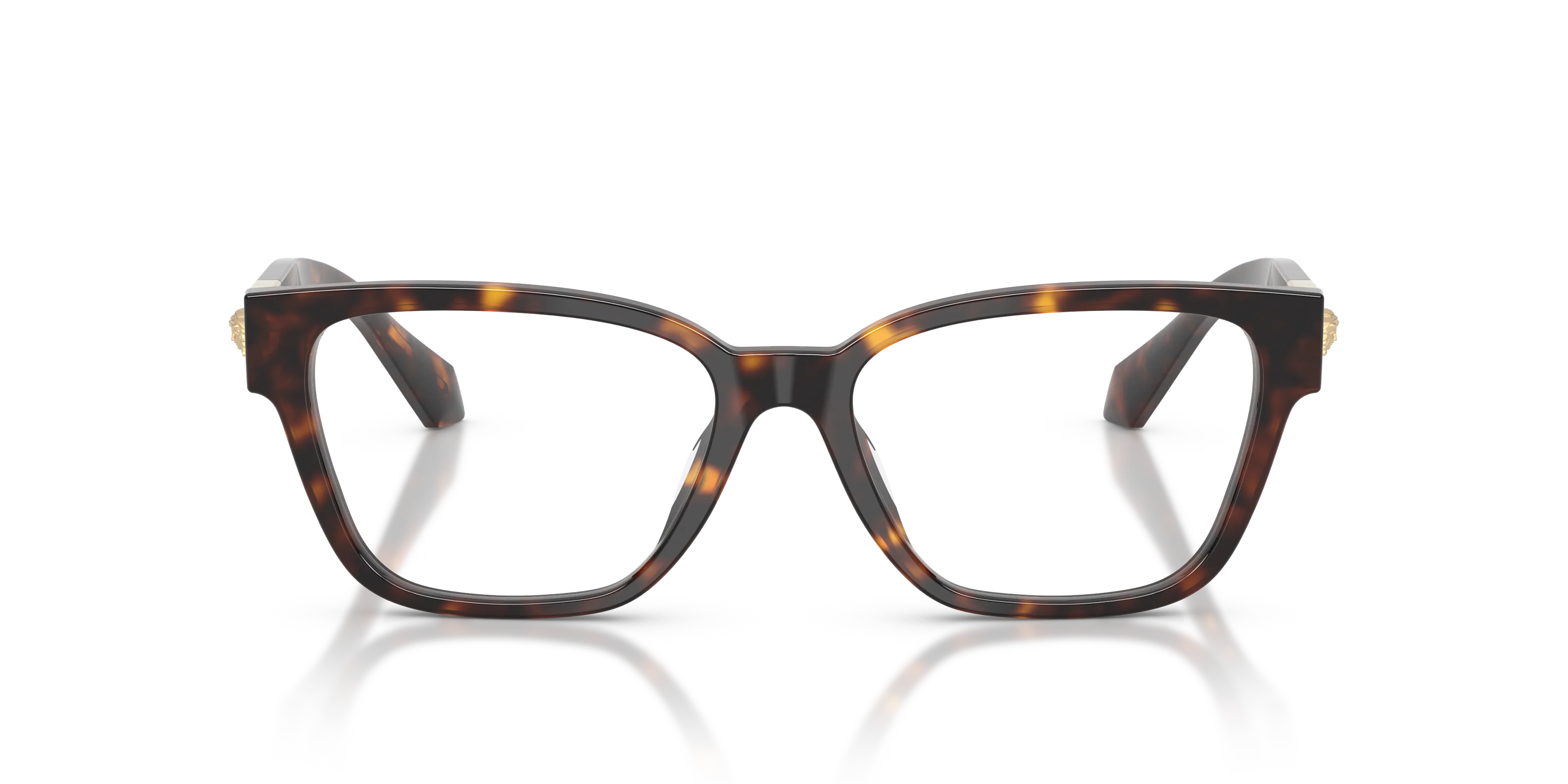 Versace VE3401U 108 Montature da vista Acetato Marrone Trasparente Cat Eye Normale - immagine 3