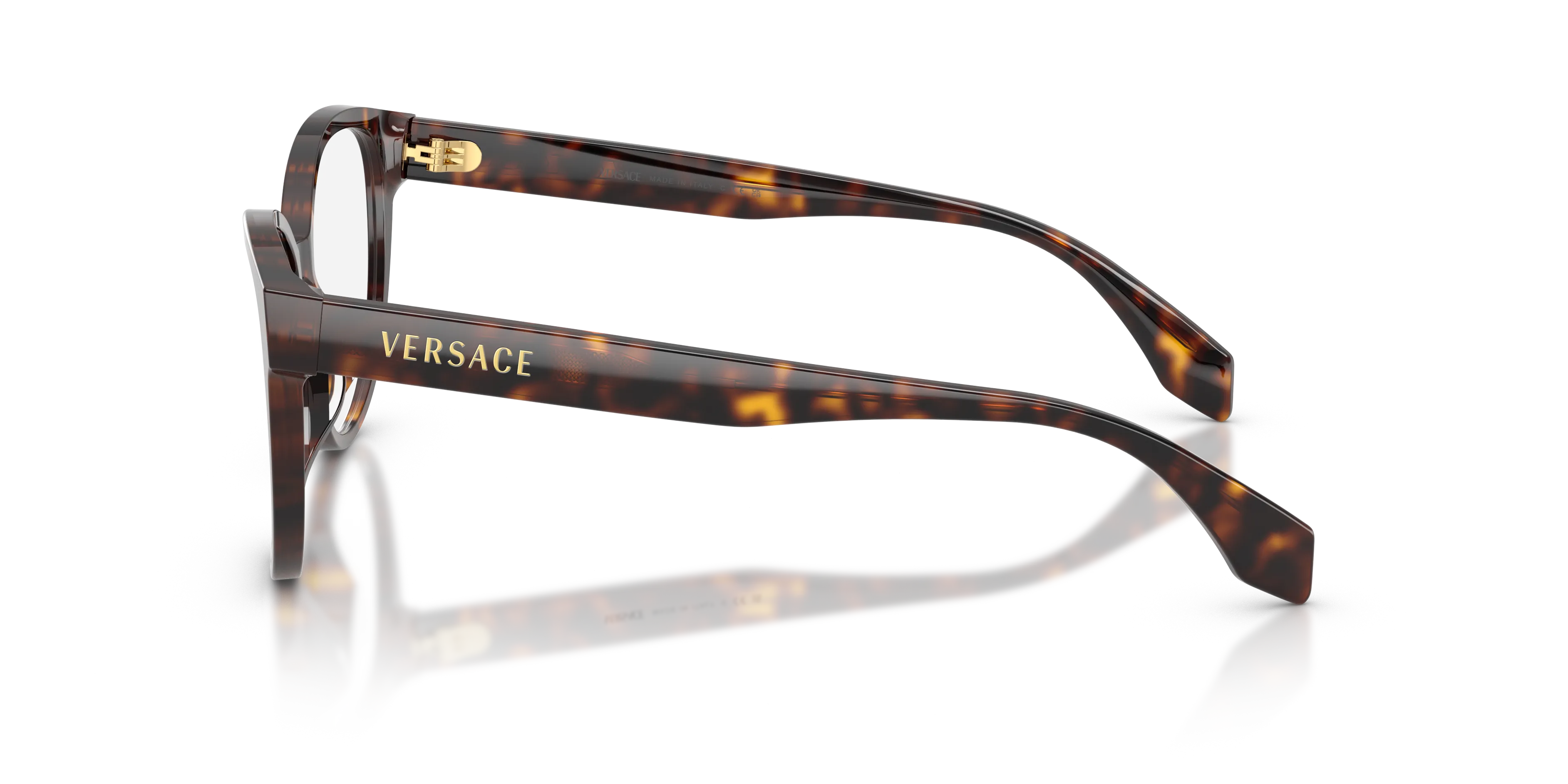 Versace VE3399U 108 Montature da vista Acetato Marrone Trasparente Cat Eye Normale - immagine 4