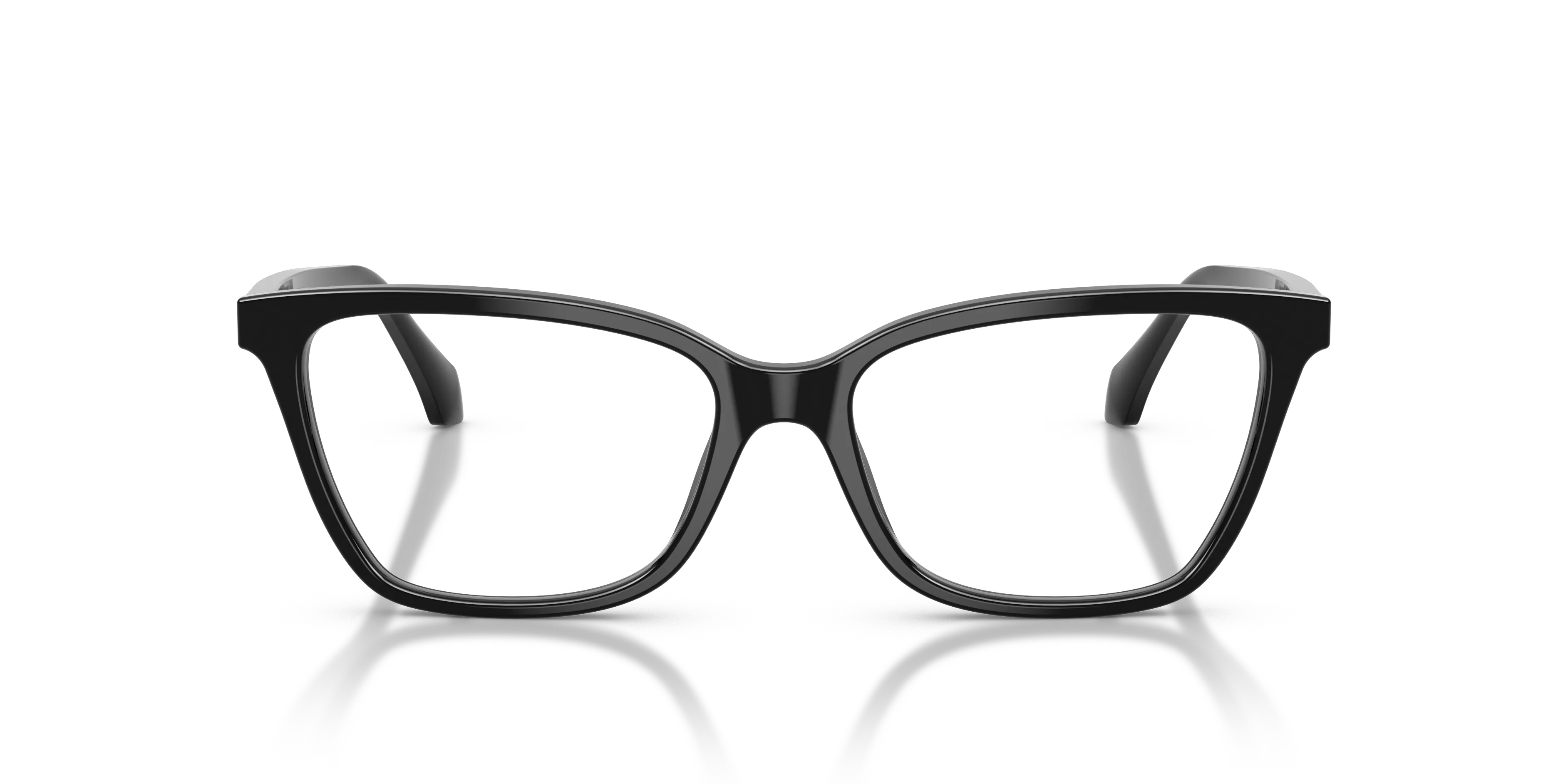 Versace VE3398 GB1 Montature da vista Acetato Nero Trasparente Cat Eye Normale - immagine 3