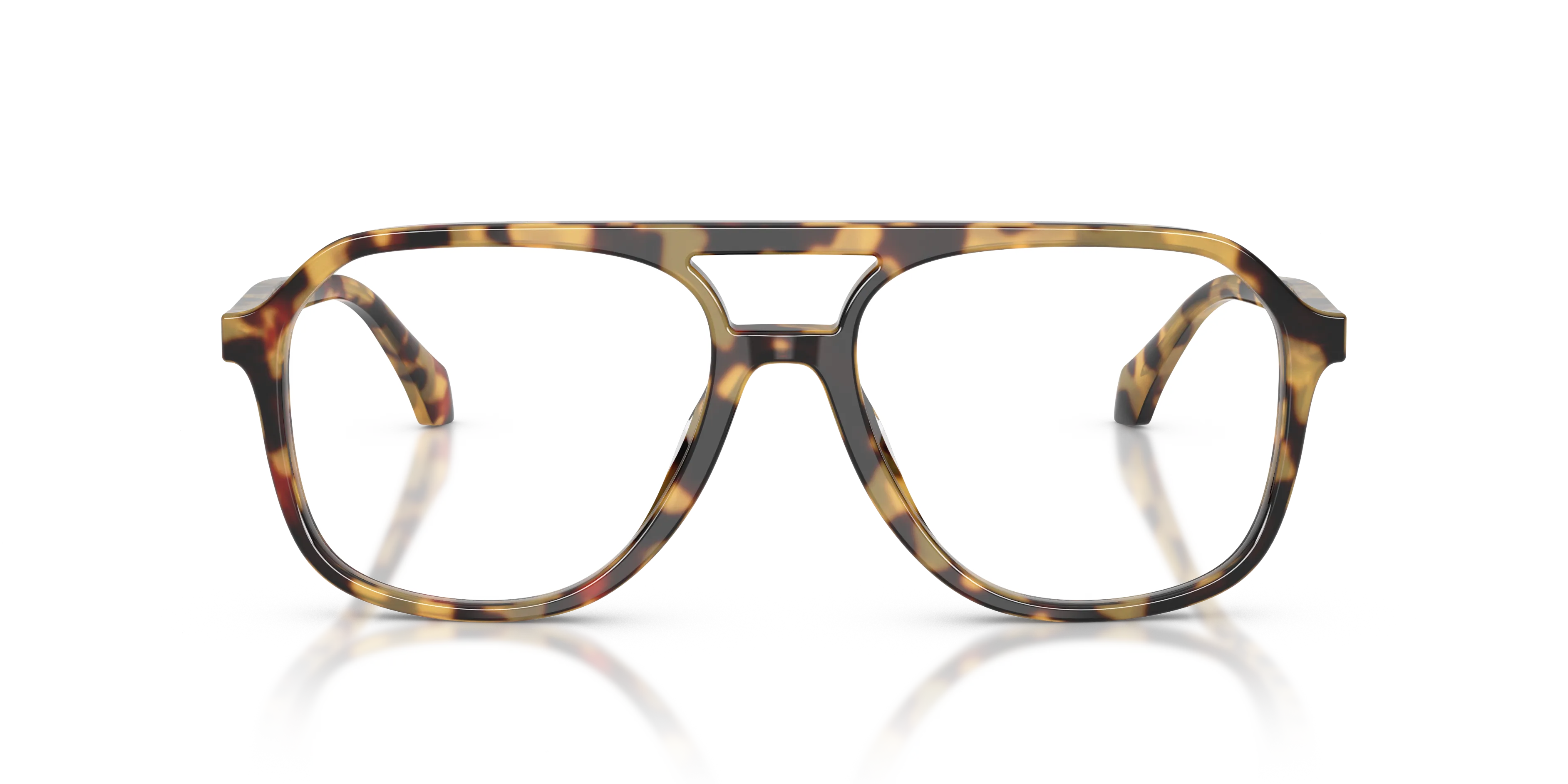 Versace VE3397U 777 Montature da vista Acetato Marrone Trasparente Squadrata Normale - immagine 3