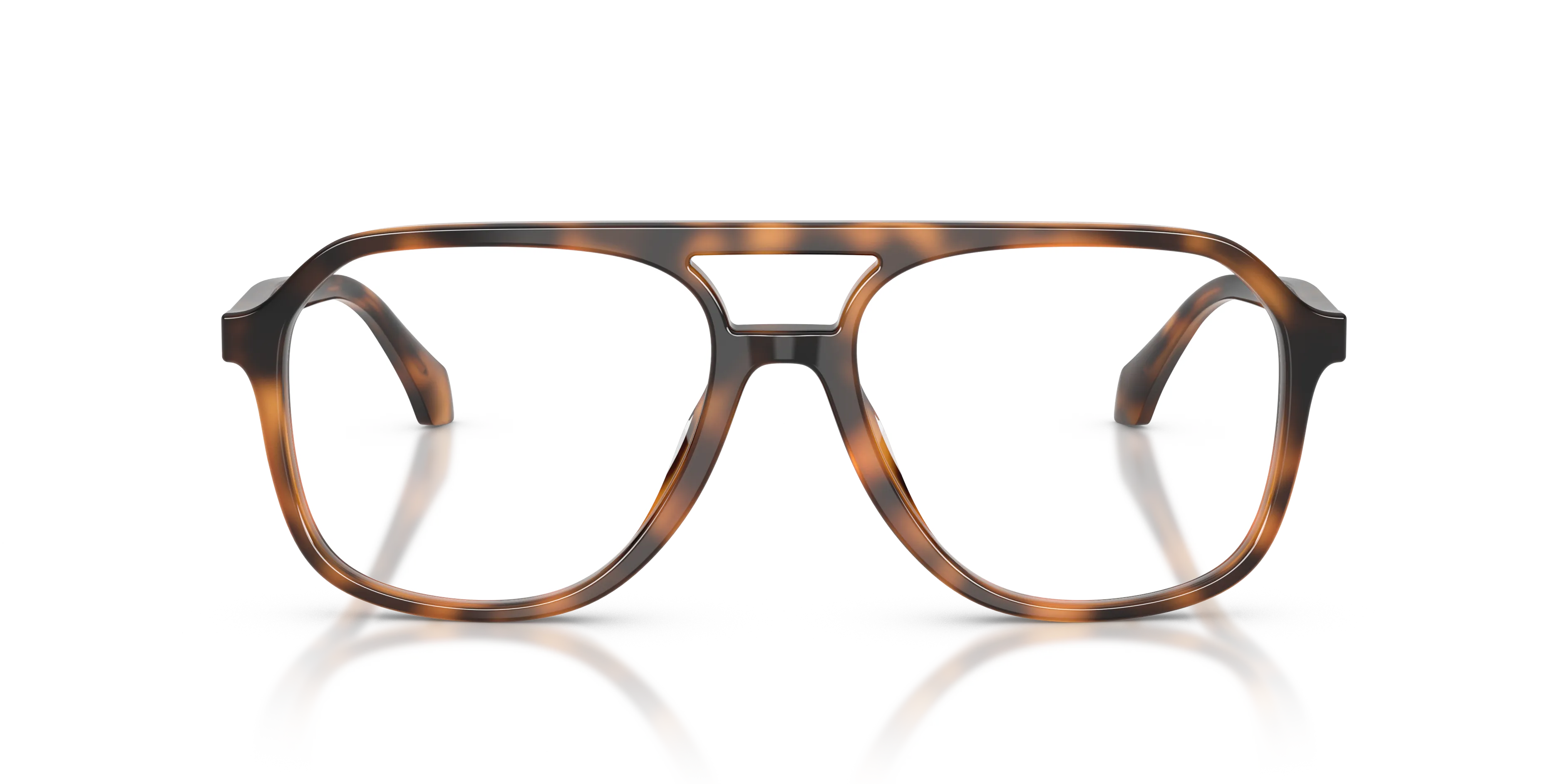 Versace VE3397U 5264 Montature da vista Acetato Marrone Trasparente Squadrata Normale - immagine 3