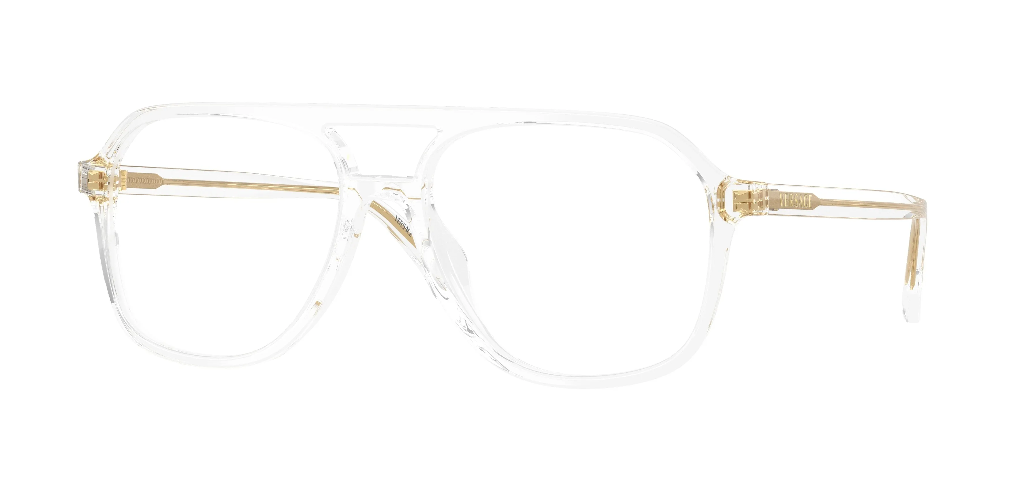 Versace VE3397U 148 Montature da vista Acetato Trasparente Trasparente Squadrata Normale - immagine 1