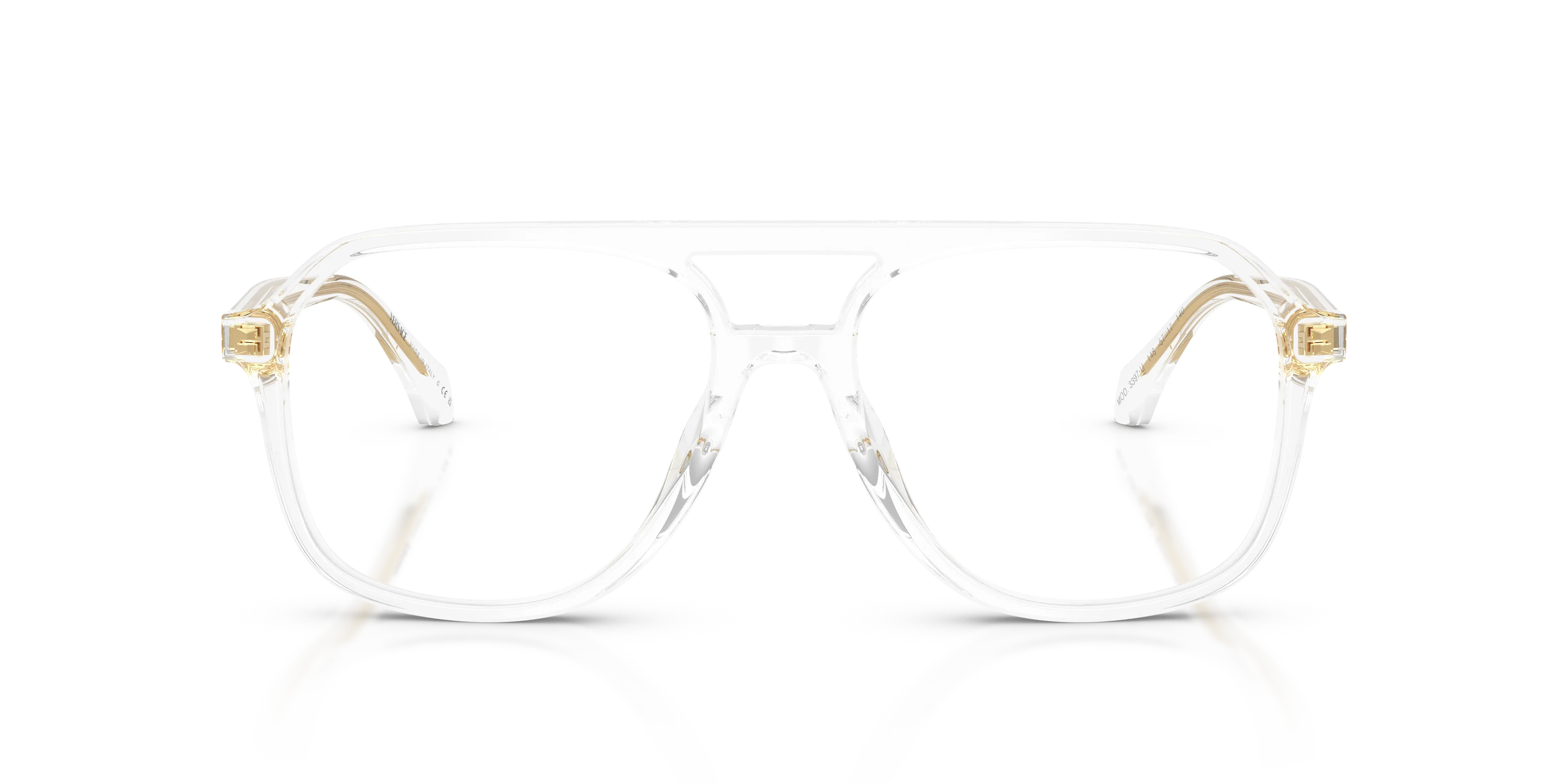 Versace VE3397U 148 Montature da vista Acetato Trasparente Trasparente Squadrata Normale - immagine 3