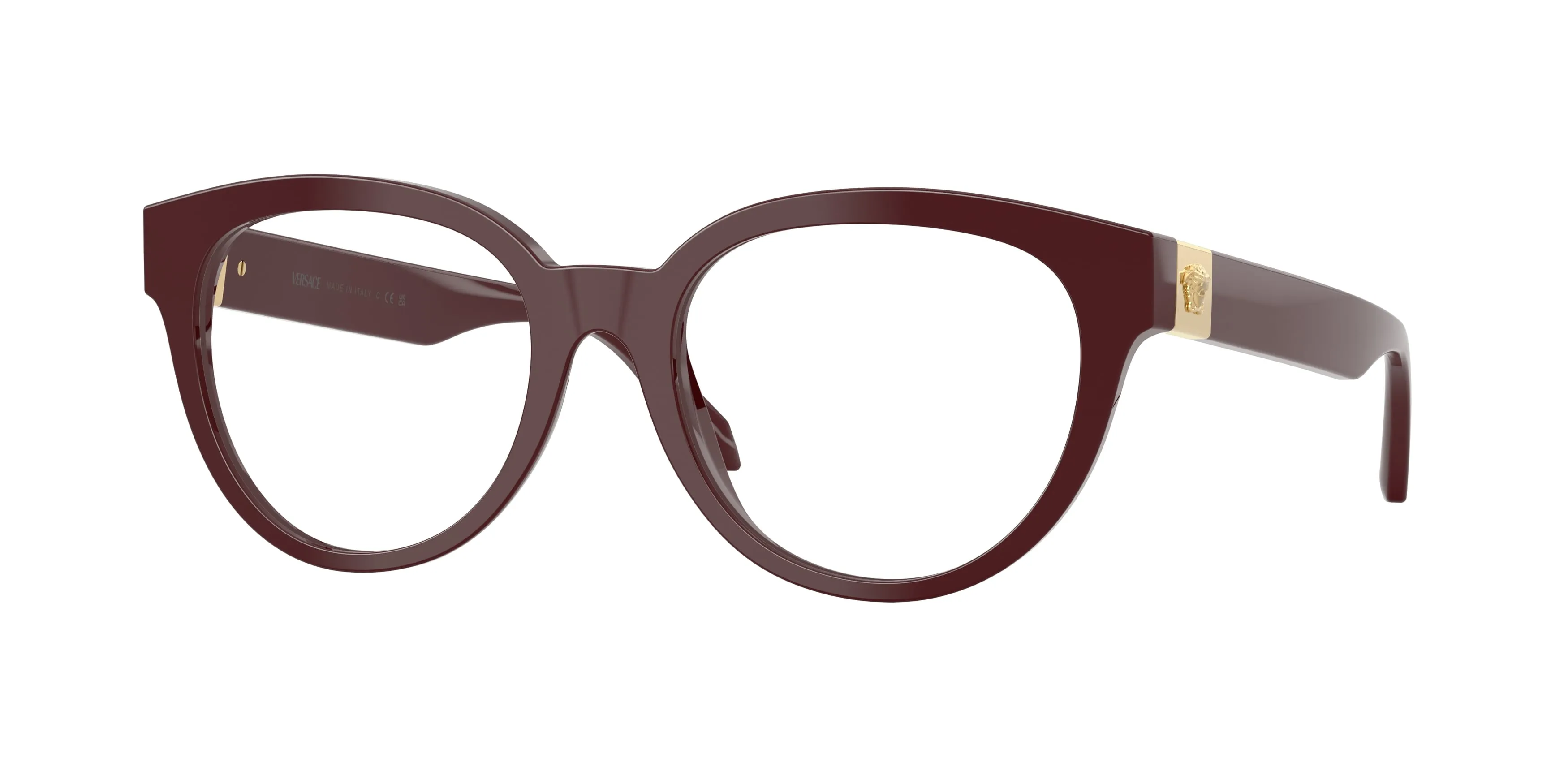 Versace VE3384 5381 Montature da vista Acetato Viola Trasparente Rotonda Normale - immagine 1
