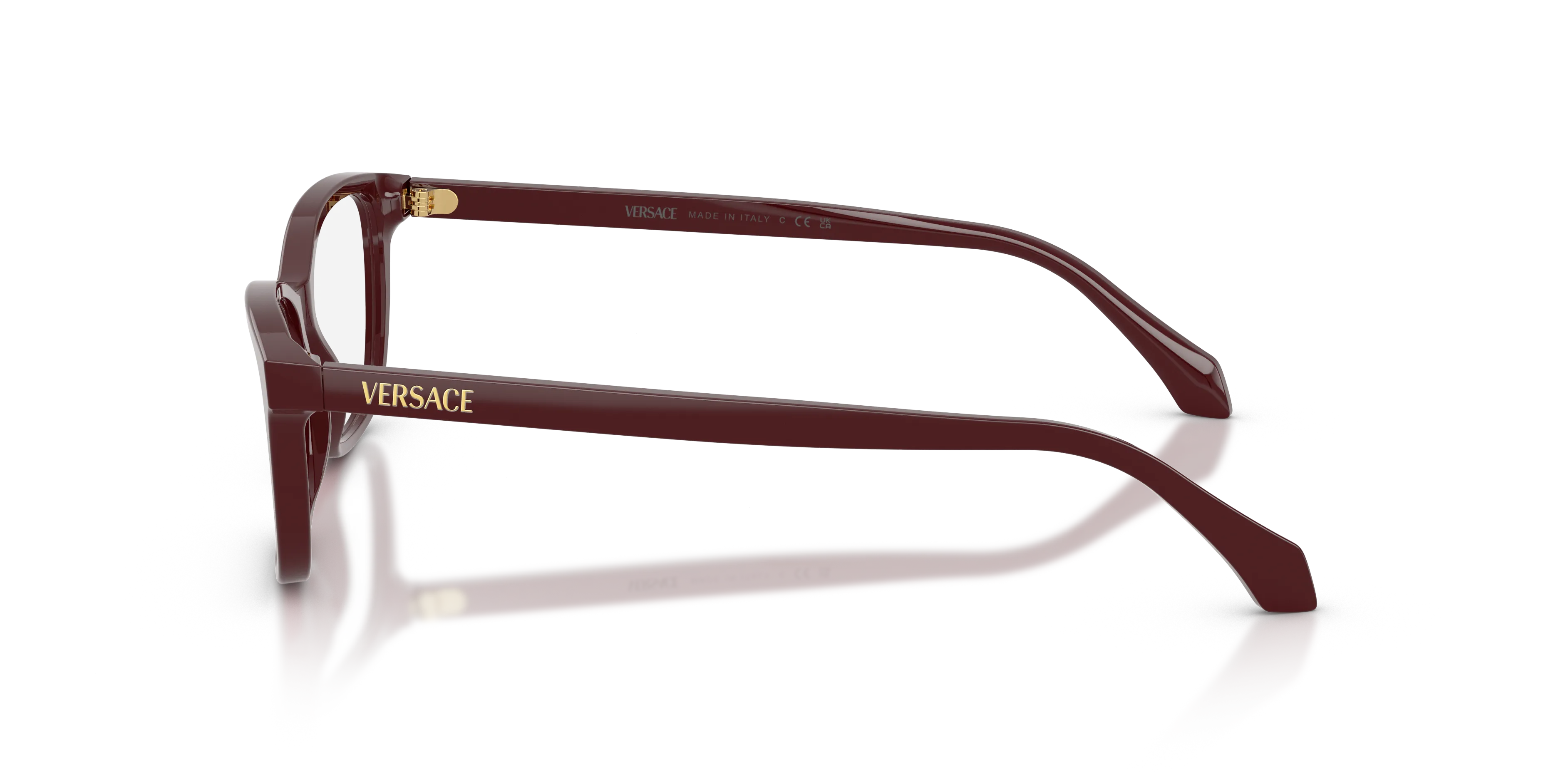 Versace VE3375 5381 Montature da vista Acetato Viola Trasparente Cat Eye Normale - immagine 4